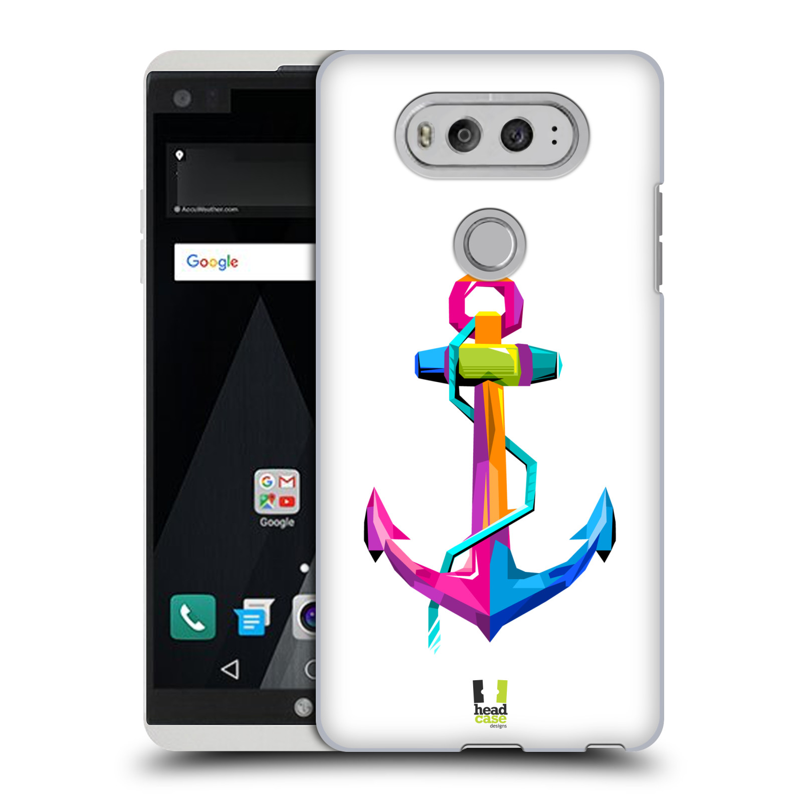 HEAD CASE plastový obal na mobil LG V20 vzor POP ART kubismus kotva naděje