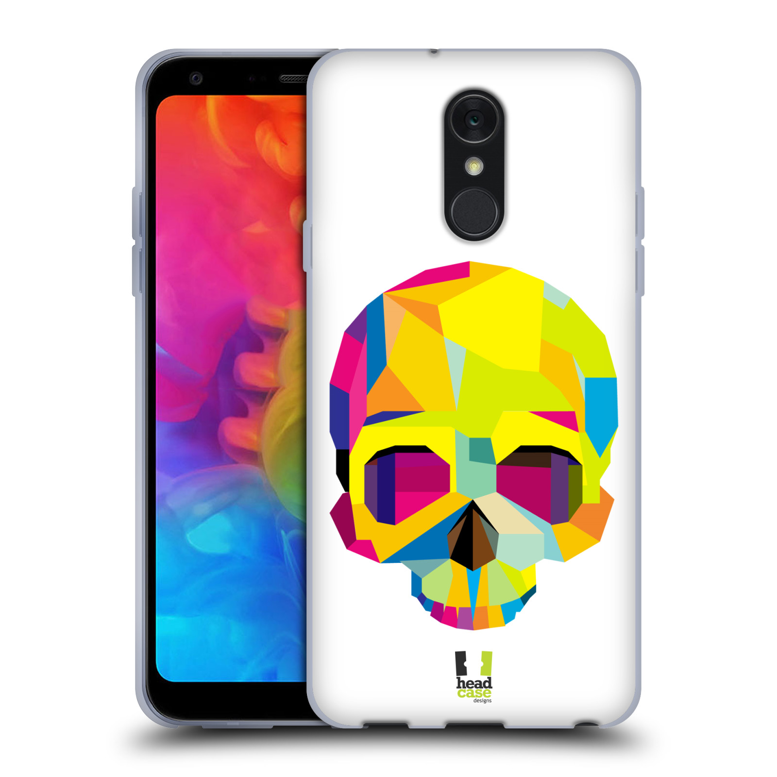 Pouzdro na mobil LG Q7 - HEAD CASE - POP ART kubismus smrtelnost