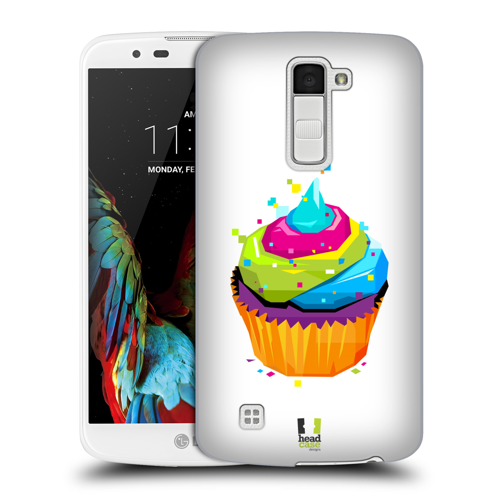 HEAD CASE plastový obal na mobil LG K10 vzor POP ART kubismus dortík