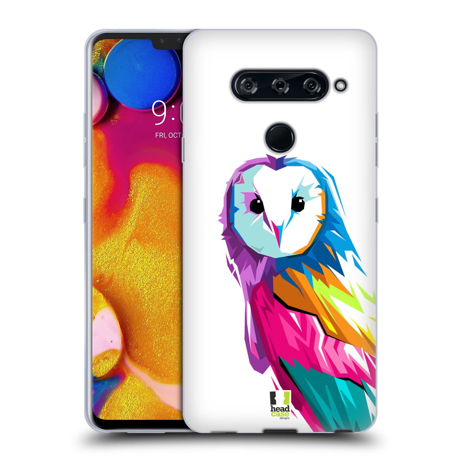 Pouzdro na mobil LG V40 ThinQ vzor POP ART kubismus SOVA