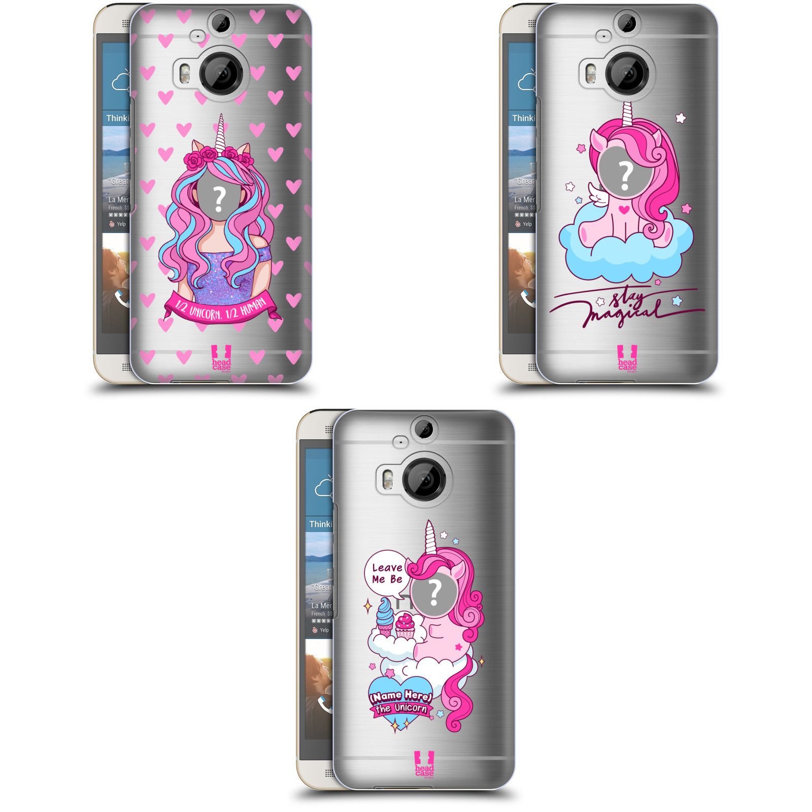 create your own unicorn faces hard back case for htc create your own unicorn faces hard back case for htc