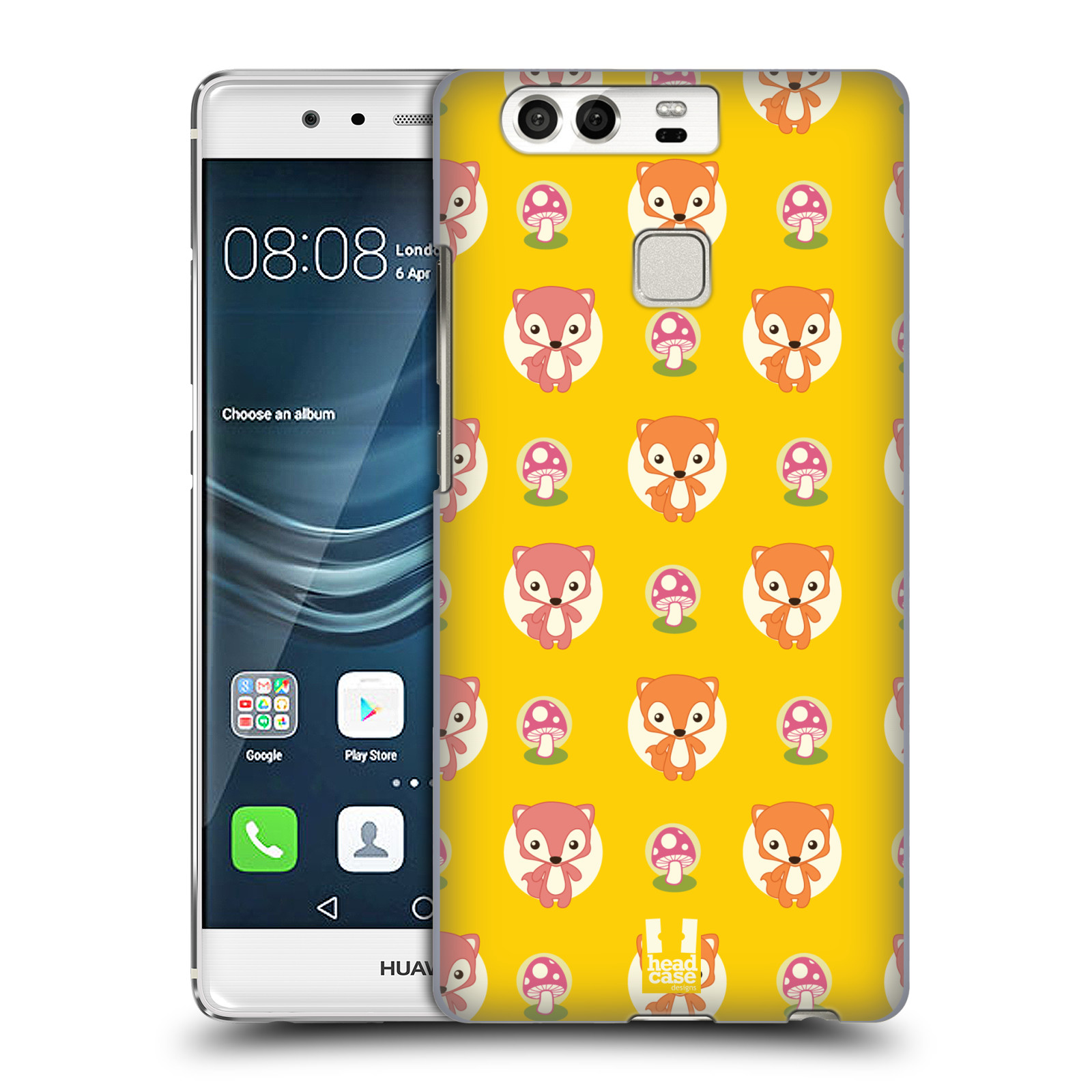 HEAD CASE plastový obal na mobil Huawei P9 / P9 DUAL SIM vzor roztomilé zvířecí vzory lištičky