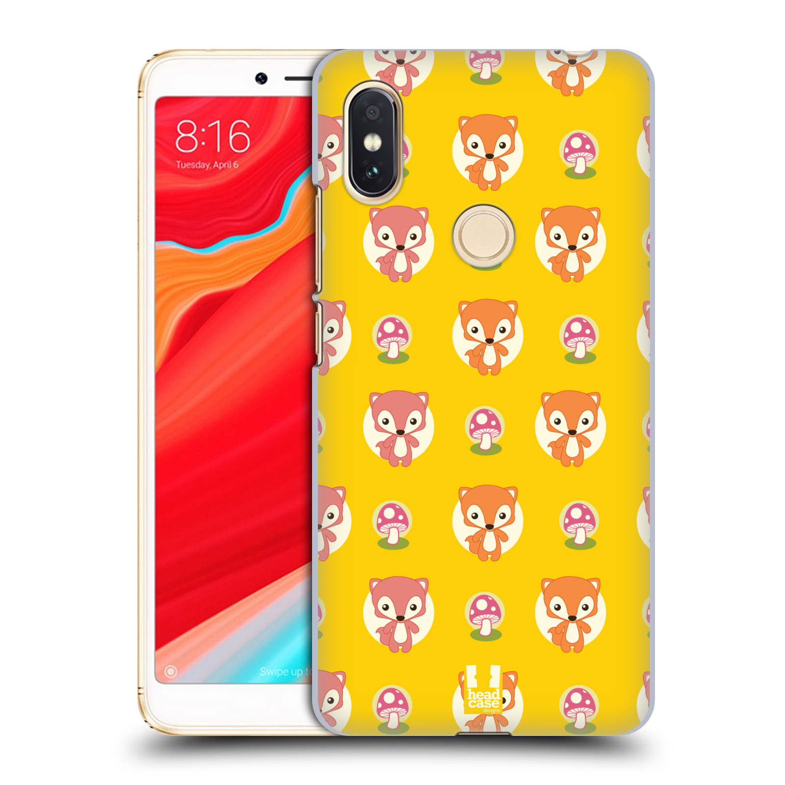 HEAD CASE plastový obal na mobil Xiaomi Redmi S2 vzor roztomilé zvířecí vzory lištičky
