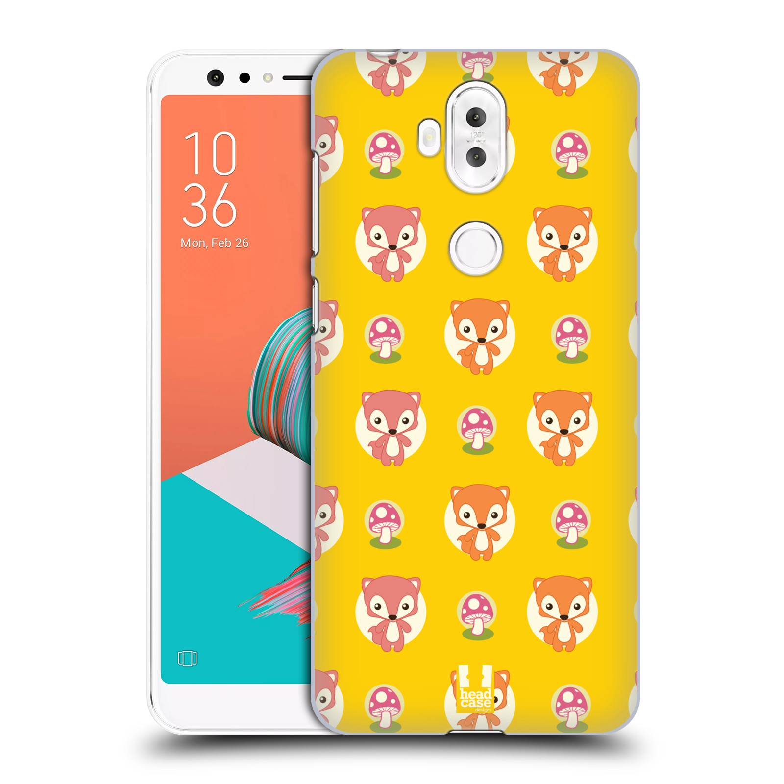 HEAD CASE plastový obal na mobil Asus Zenfone 5 LITE ZC600KL vzor roztomilé zvířecí vzory lištičky
