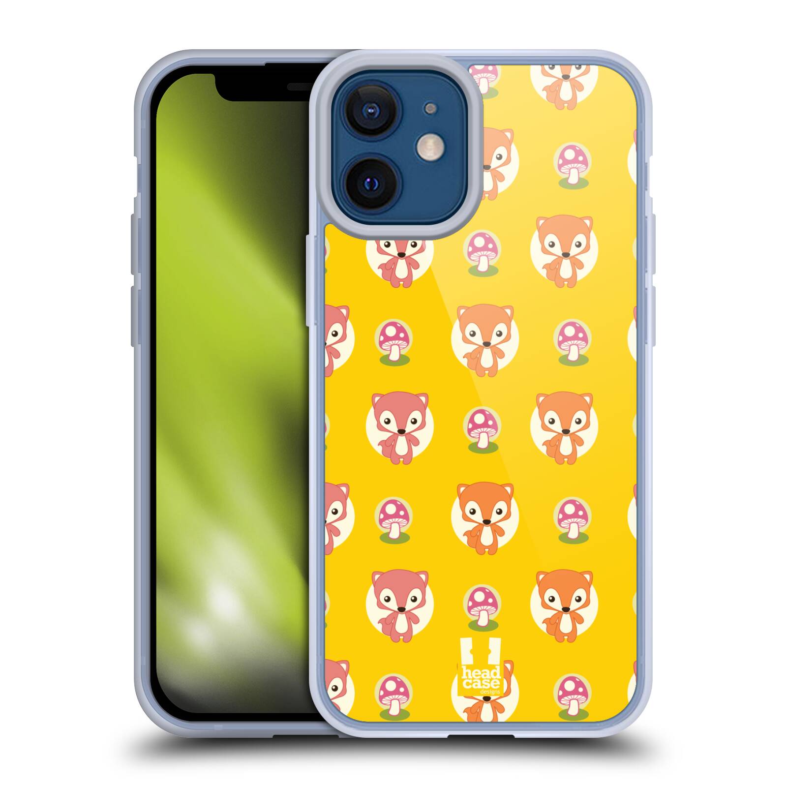 Plastový obal na mobil Apple Iphone 12 MINI vzor roztomilé zvířecí vzory lištičky