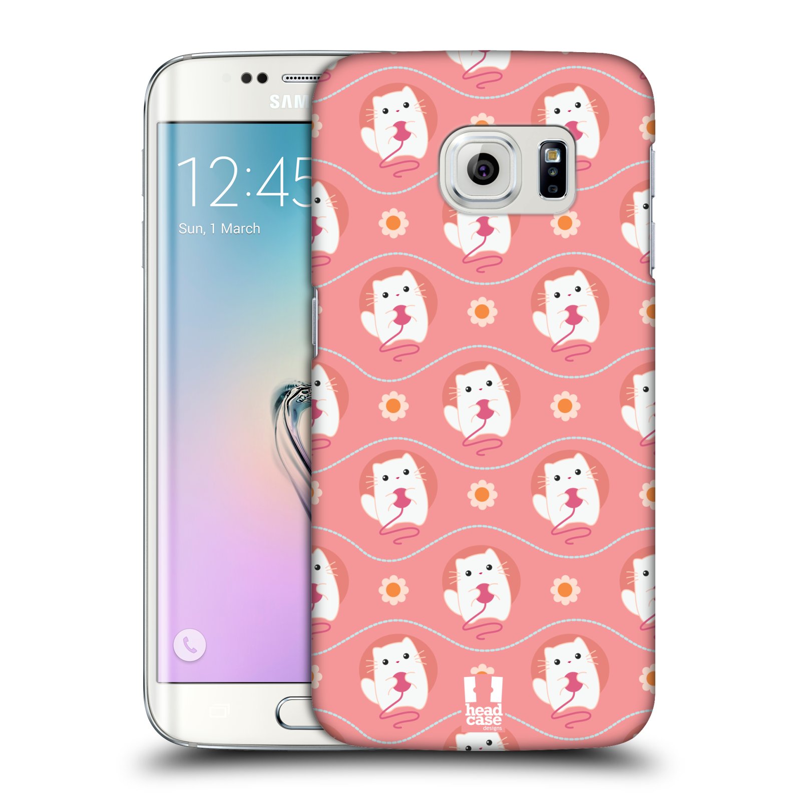 HEAD CASE plastový obal na mobil SAMSUNG Galaxy S6 EDGE (G9250, G925, G925F) vzor roztomilé zvířecí vzory kočičky