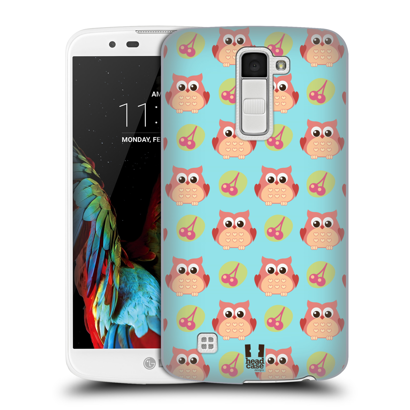 HEAD CASE plastový obal na mobil LG K10 vzor roztomilé zvířecí vzory sovičky