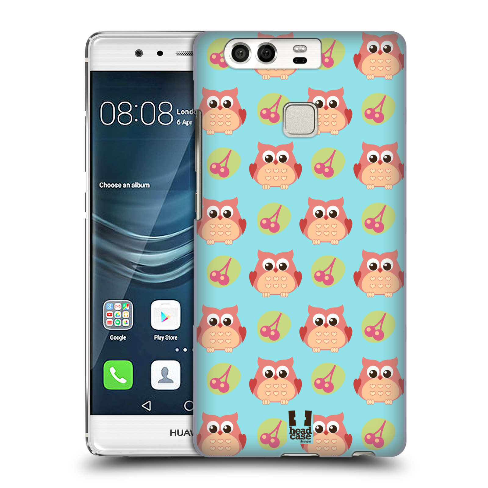 HEAD CASE plastový obal na mobil Huawei P9 / P9 DUAL SIM vzor roztomilé zvířecí vzory sovičky
