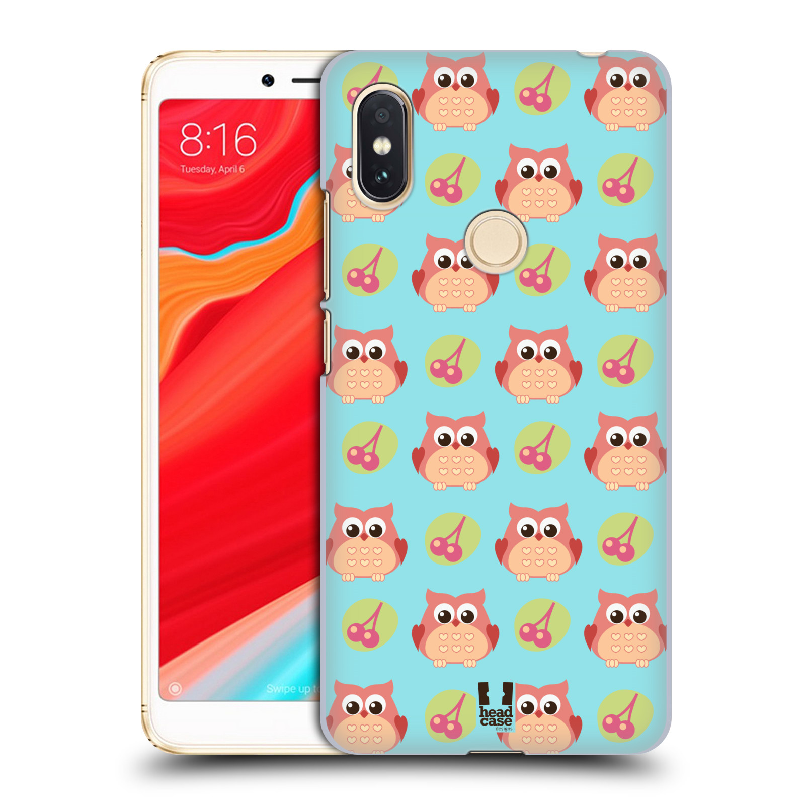 HEAD CASE plastový obal na mobil Xiaomi Redmi S2 vzor roztomilé zvířecí vzory sovičky