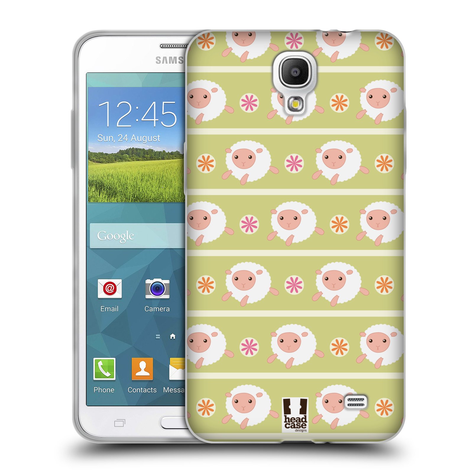 HEAD CASE silikonový obal na mobil Samsung Galaxy Mega 2 vzor roztomilé zvířecí vzory ovečky