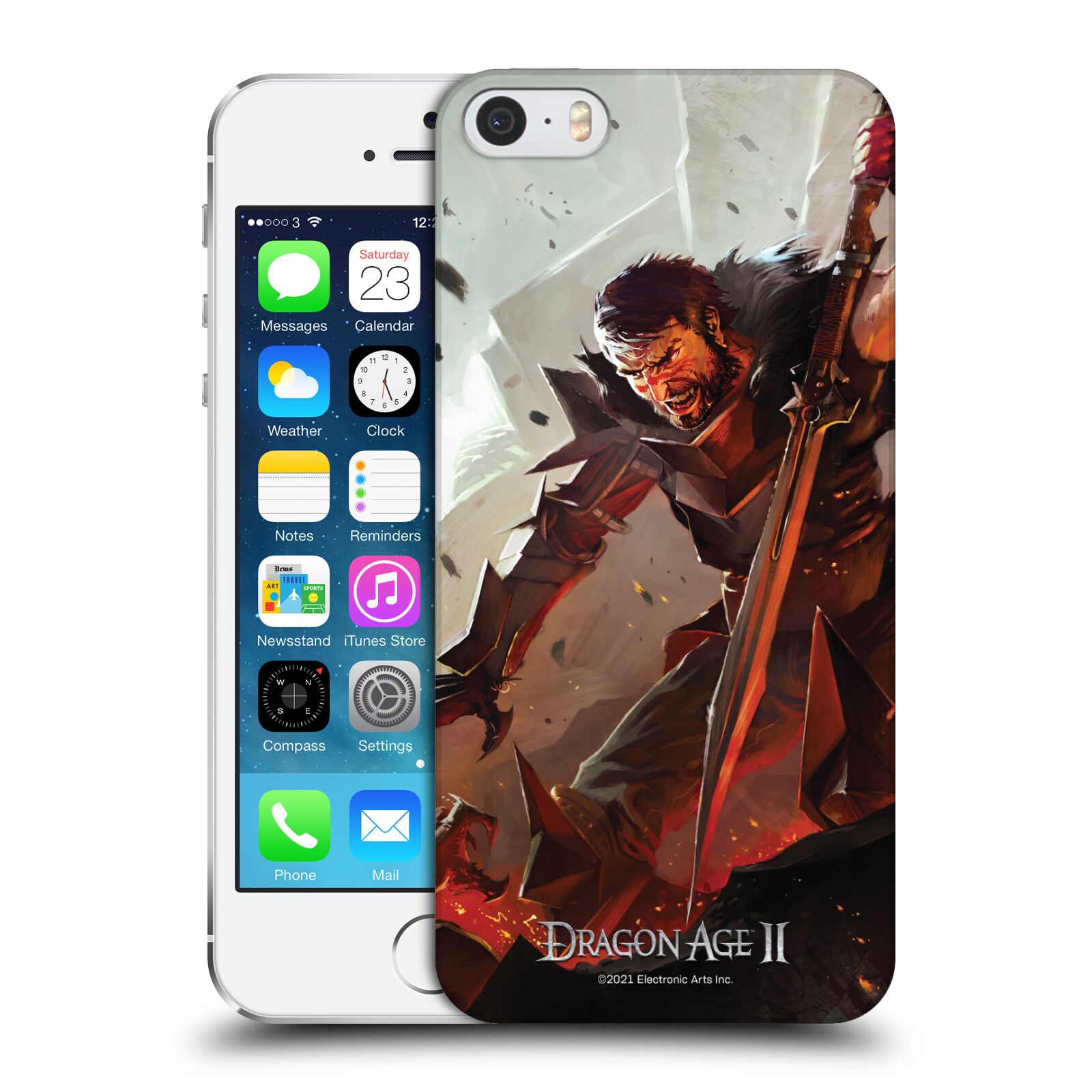 Zadní obal pro mobil Apple Iphone 5/5S/SE 2015 - HEAD CASE - Dragon Age - Bojovník