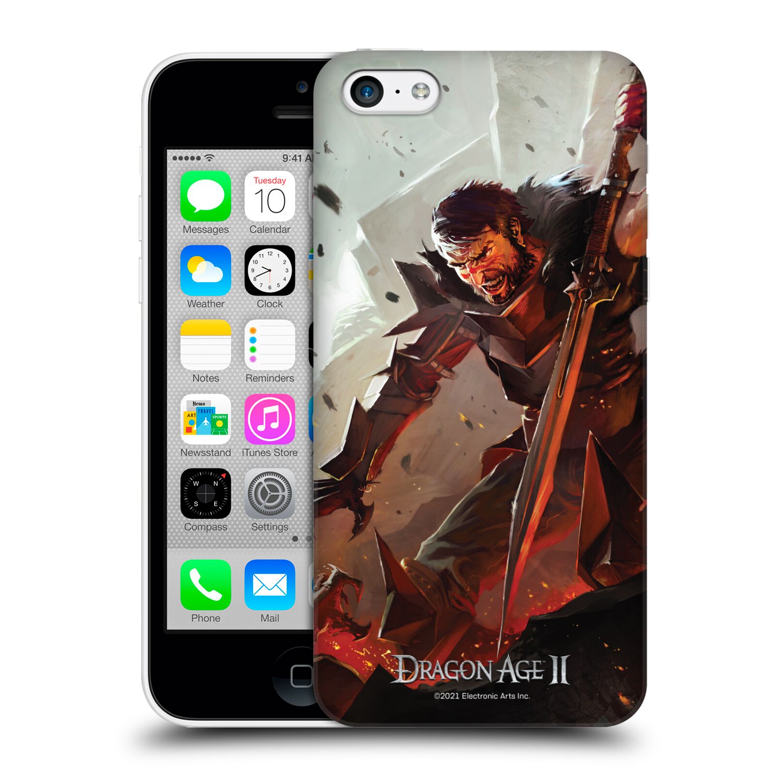 Zadní obal pro mobil Apple Iphone 5C - HEAD CASE - Dragon Age - Bojovník
