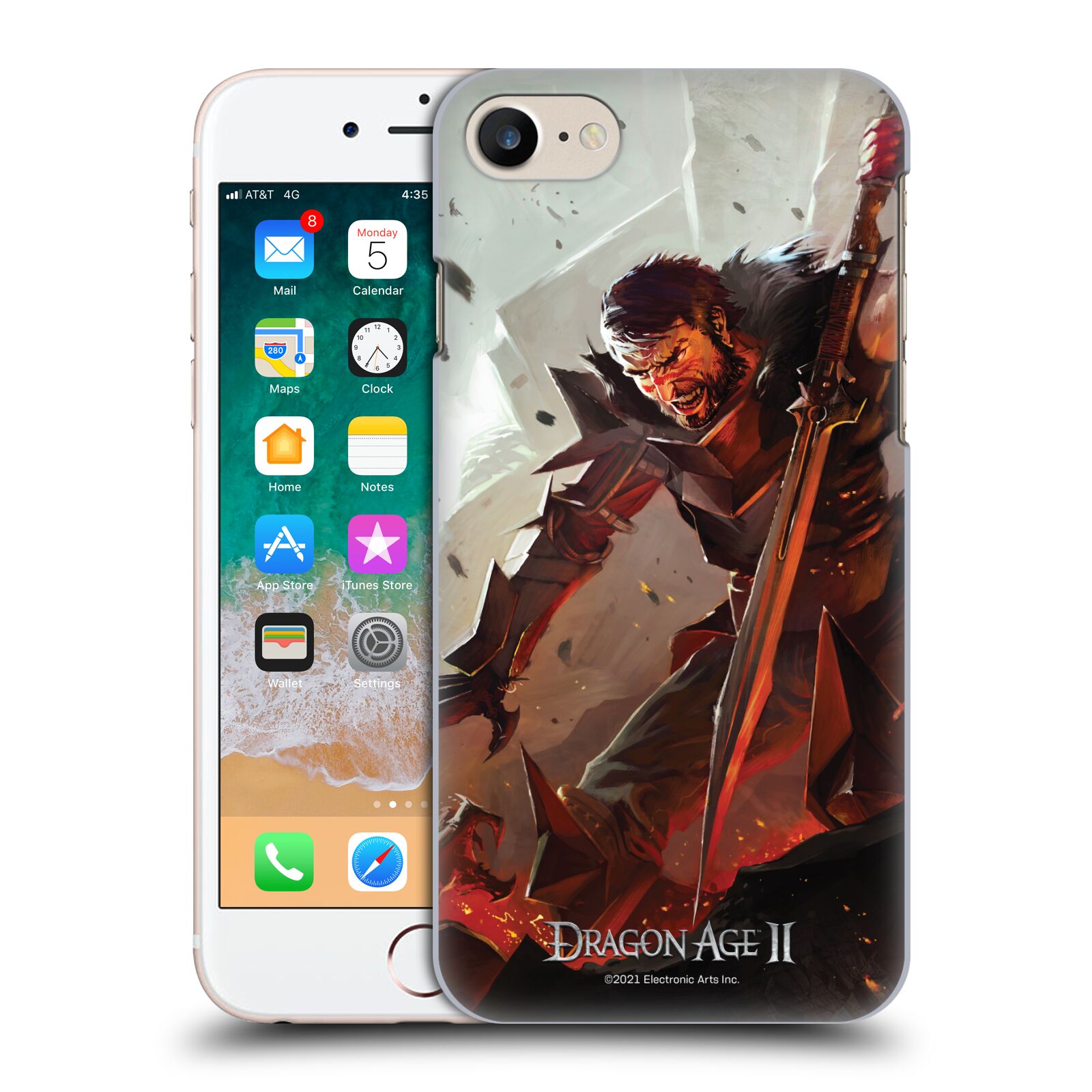 Zadní obal pro mobil Apple Iphone 7/8/SE2020 - HEAD CASE - Dragon Age - Bojovník