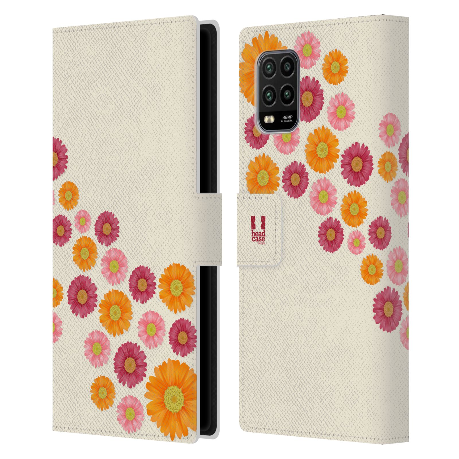 Pouzdro na mobil Xiaomi Mi 10 LITE květina sedmikráska MIX