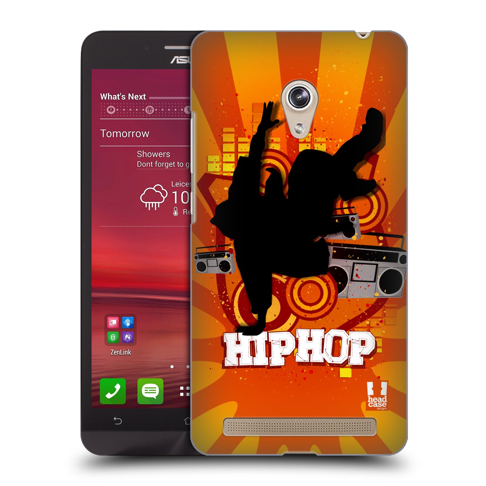 HEAD CASE plastový obal na mobil Asus Zenfone 6 vzor TANEC SILUETA HIP HOP