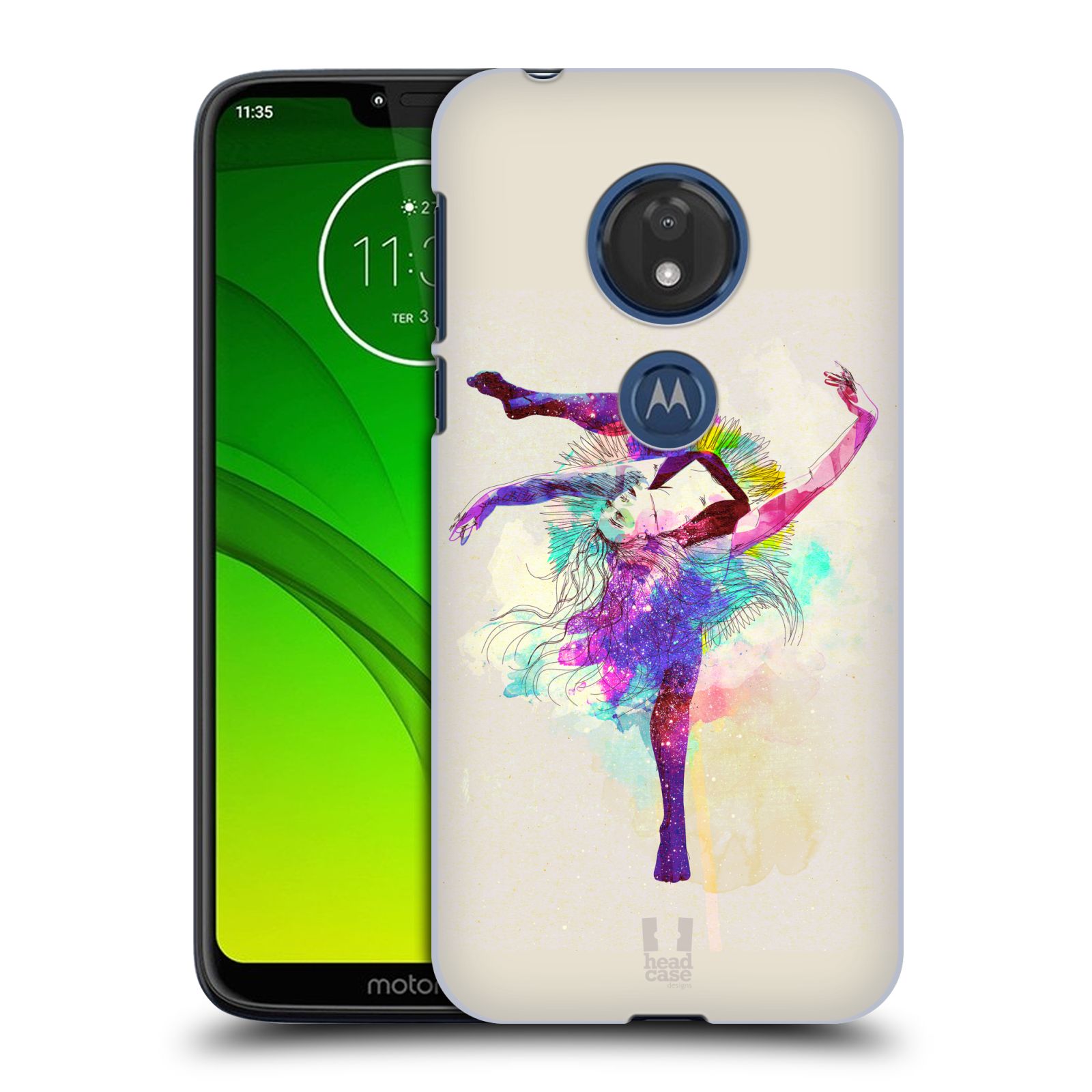 Pouzdro na mobil Motorola Moto G7 Play vzor Taneční motiv OTOČKA
