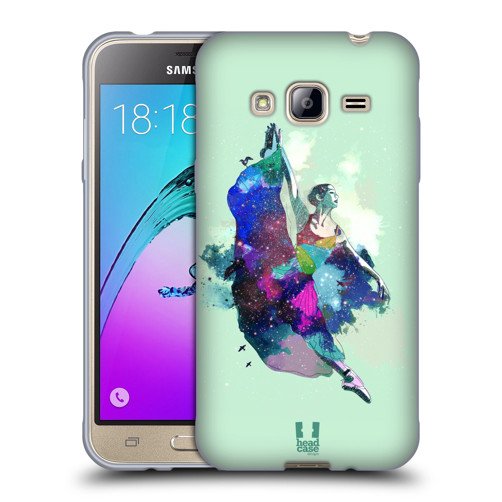 HEAD CASE silikonový obal na mobil Samsung Galaxy J3, J3 2016 vzor Taneční motiv BALETKA