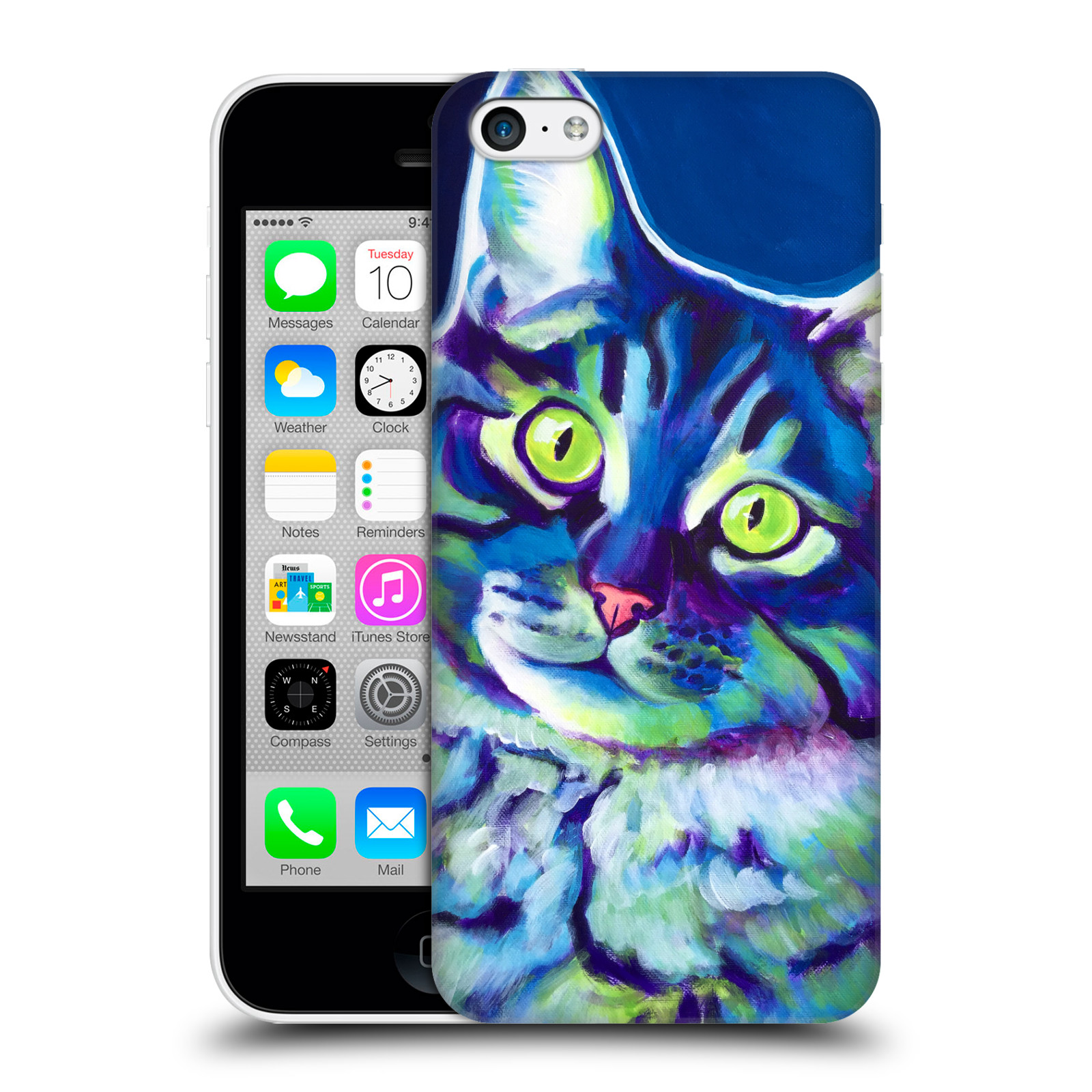 Zadní obal pro mobil Apple Iphone 5C - HEAD CASE - DawgArt - kočička Alfons