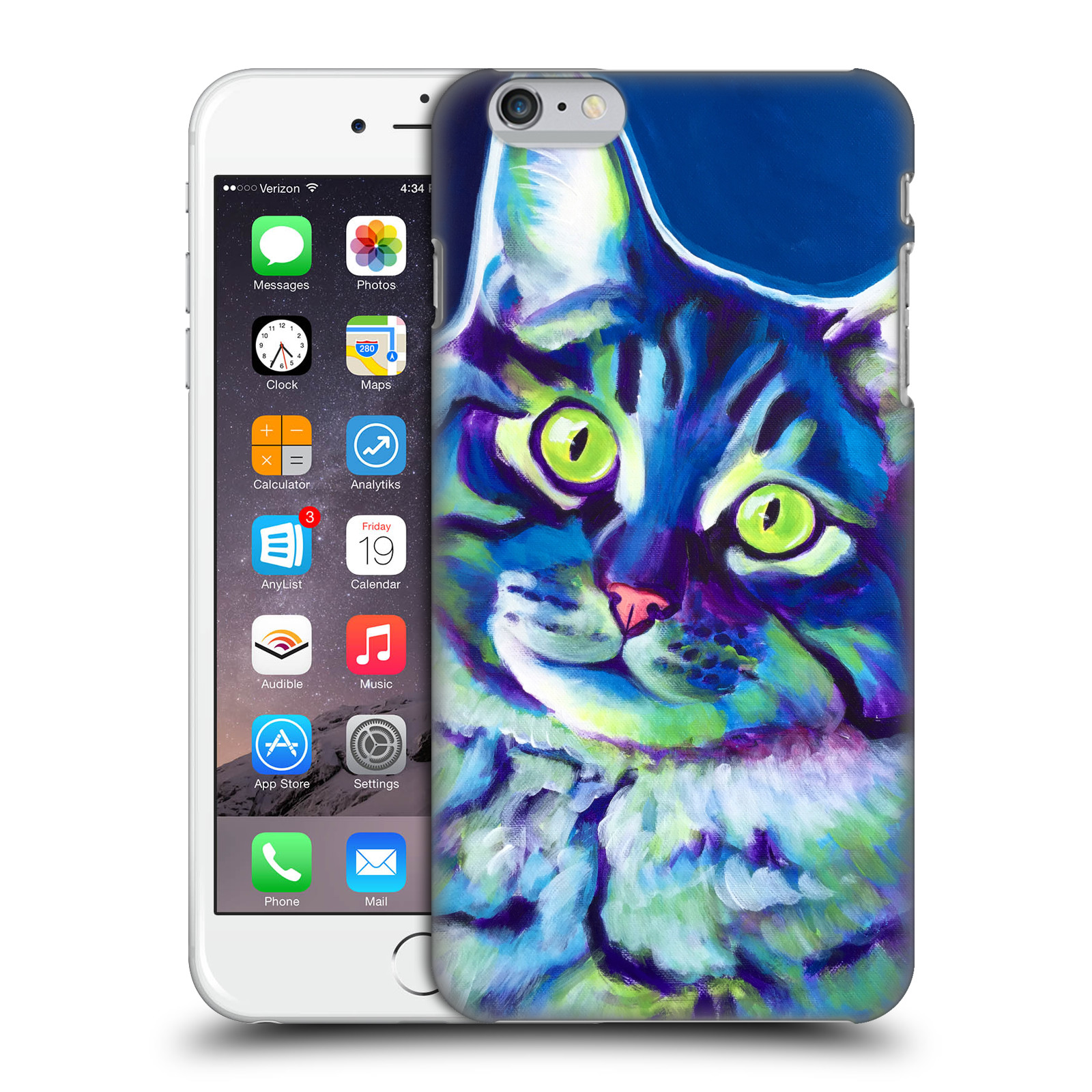 Zadní obal pro mobil Apple Iphone 6 PLUS / 6S PLUS - HEAD CASE - DawgArt - kočička Alfons