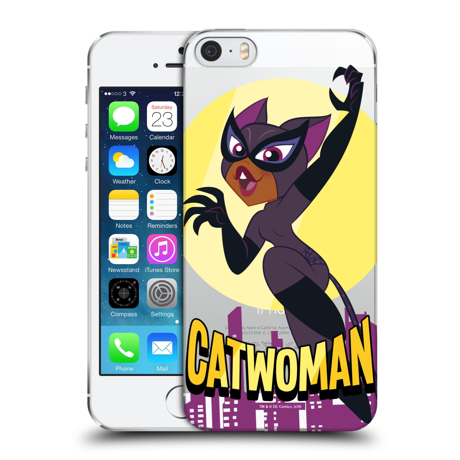 Zadní obal pro mobil Apple Iphone 5/5S/SE 2015 - HEAD CASE - DC Super Heroes Girls - Kočičí žena