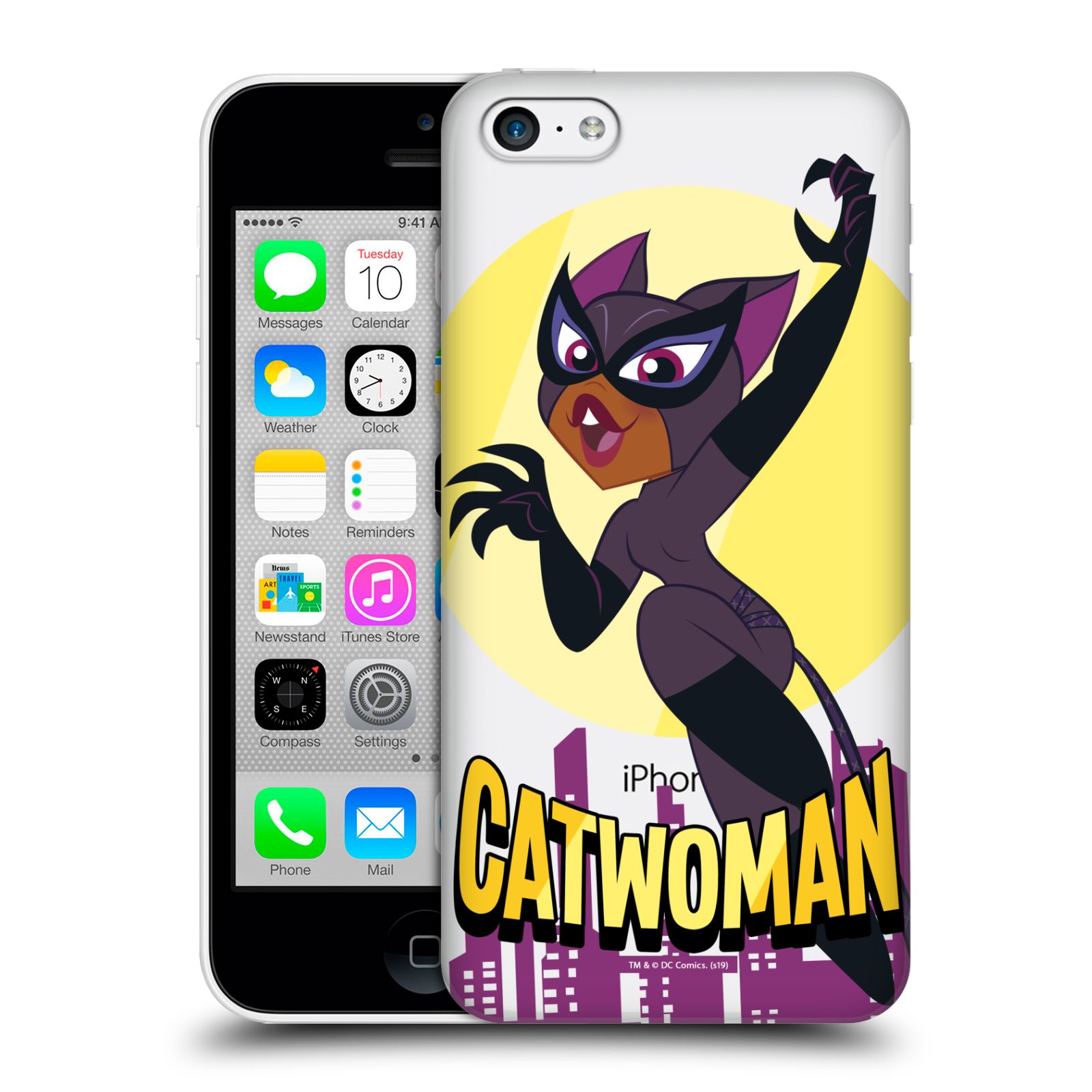 Zadní obal pro mobil Apple Iphone 5C - HEAD CASE - DC Super Heroes Girls - Kočičí žena