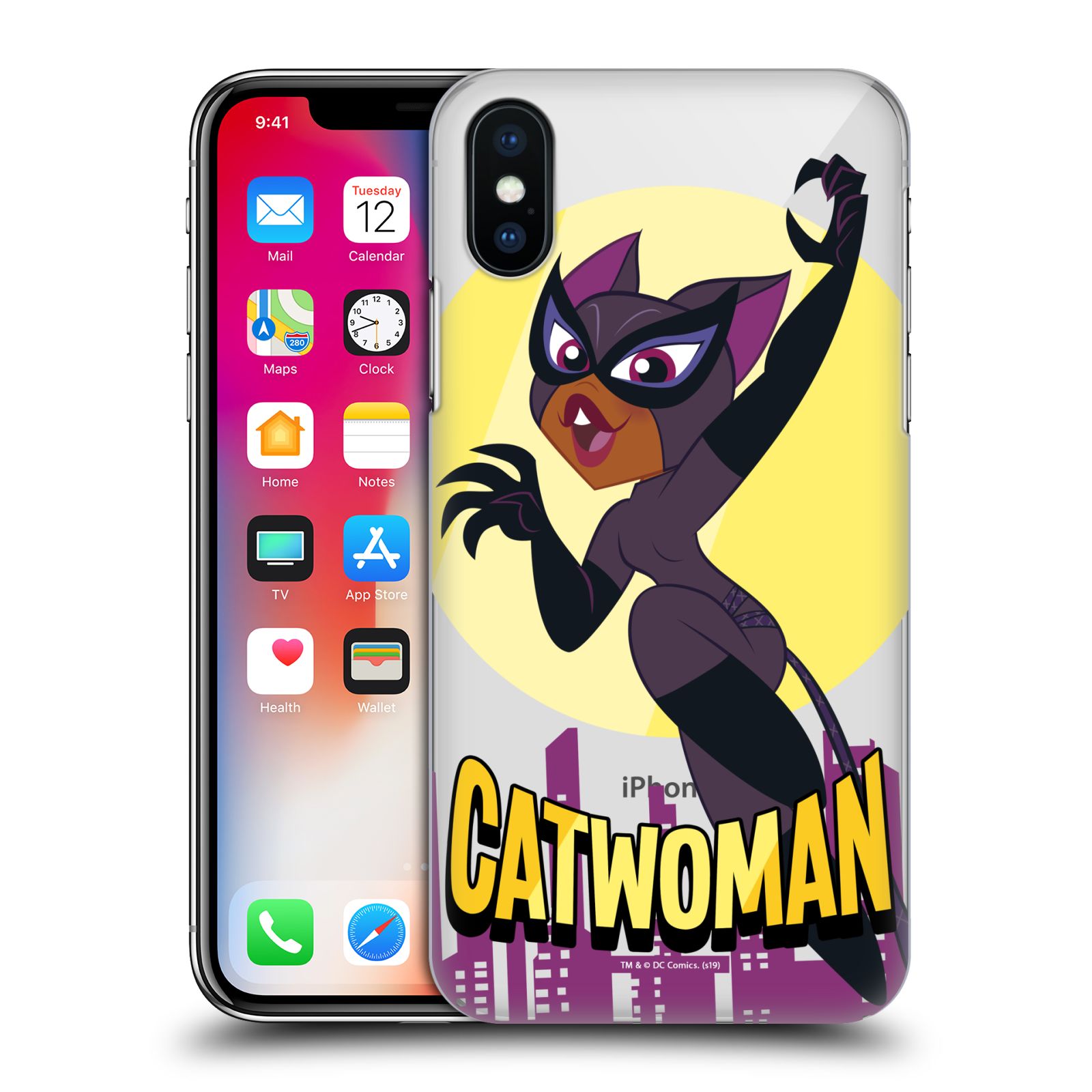 Zadní obal pro mobil Apple Iphone X / XS - HEAD CASE - DC Super Heroes Girls - Kočičí žena