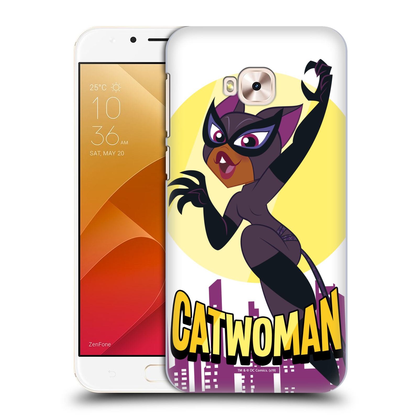Zadní obal pro mobil Asus Zenfone 4 Selfie Pro ZD552KL - HEAD CASE - DC Super Heroes Girls - Kočičí žena