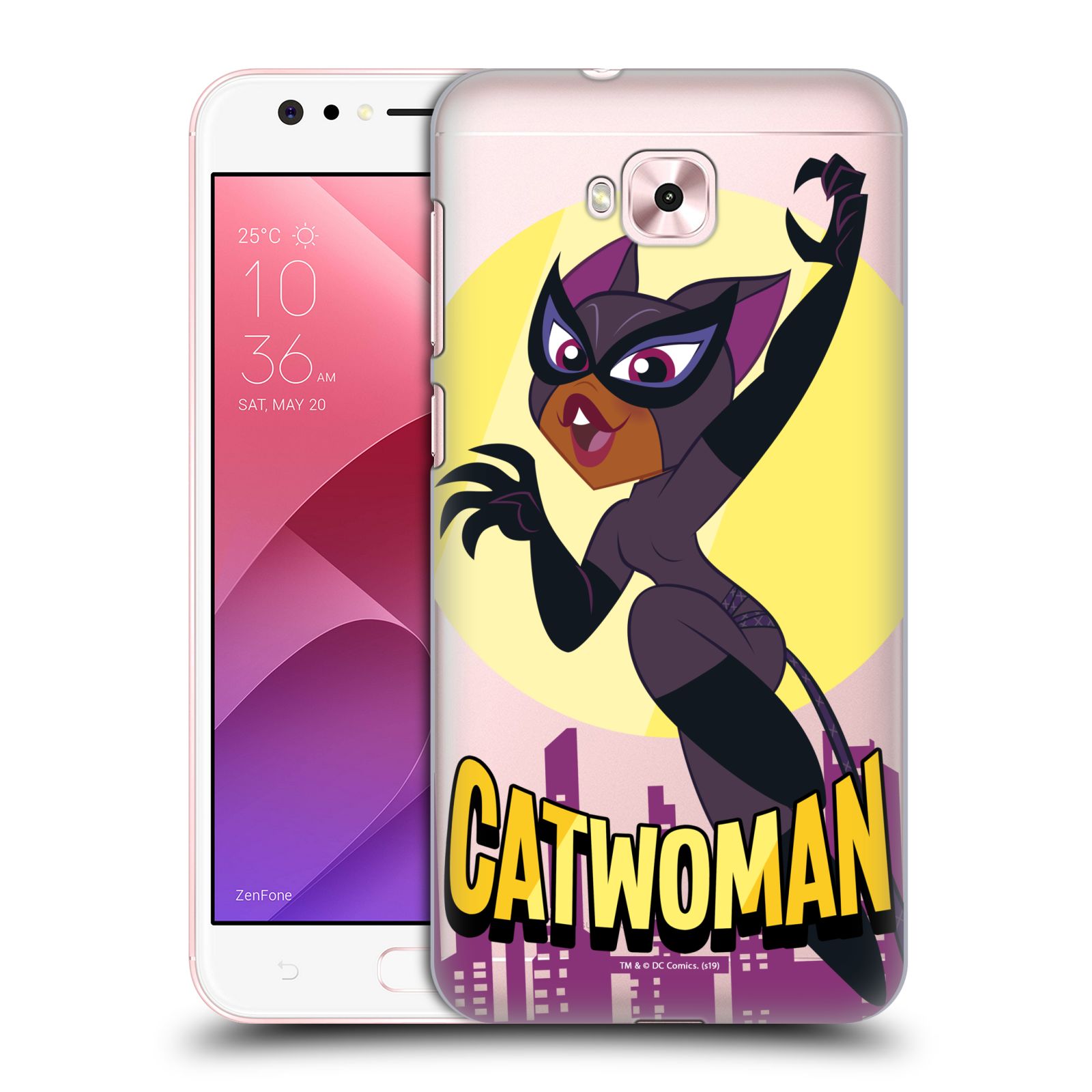Zadní obal pro mobil Asus Zenfone 4 Selfie ZD553KL - HEAD CASE - DC Super Heroes Girls - Kočičí žena