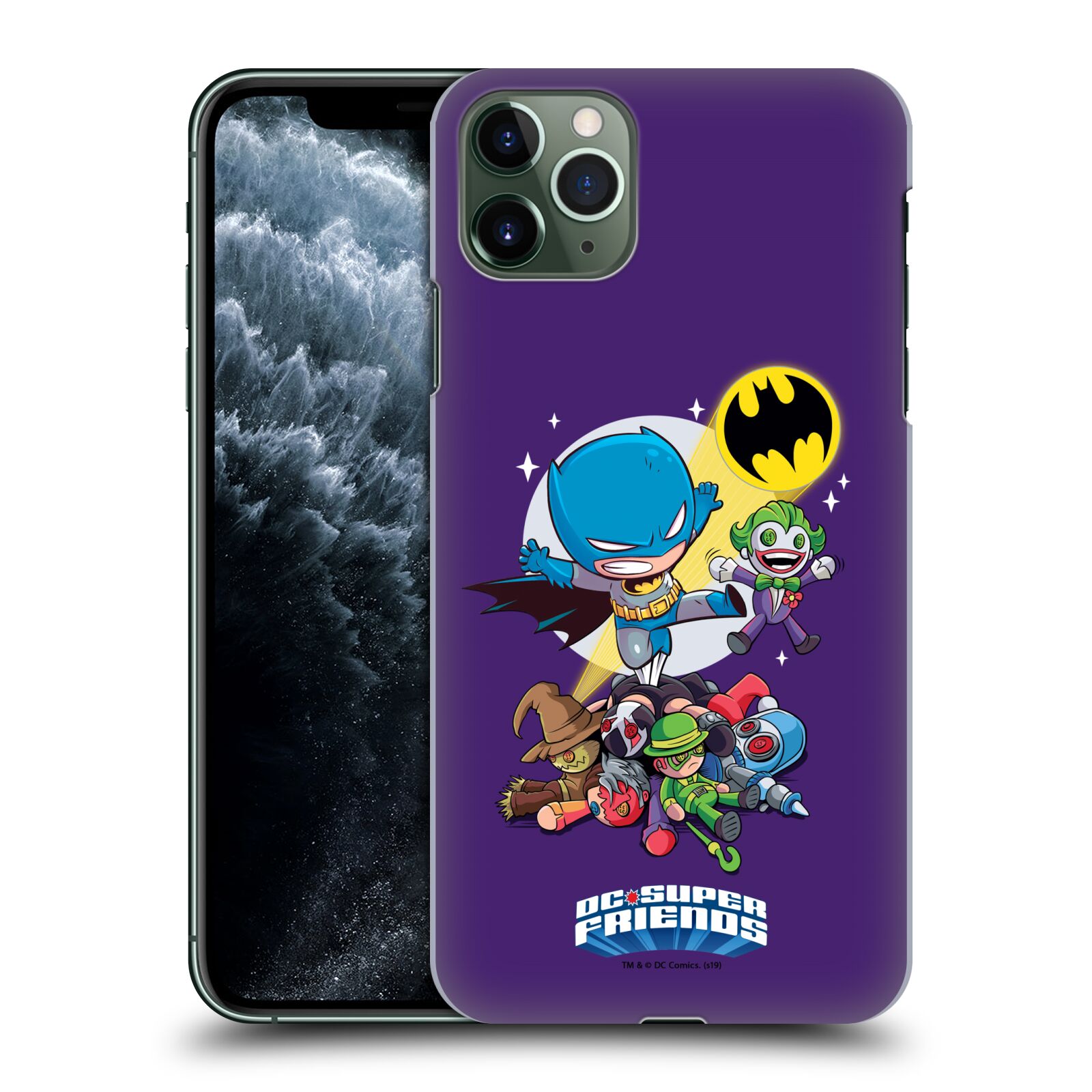 Zadní obal pro mobil Apple Iphone 11 PRO MAX - HEAD CASE - DC Super Friends - Batman