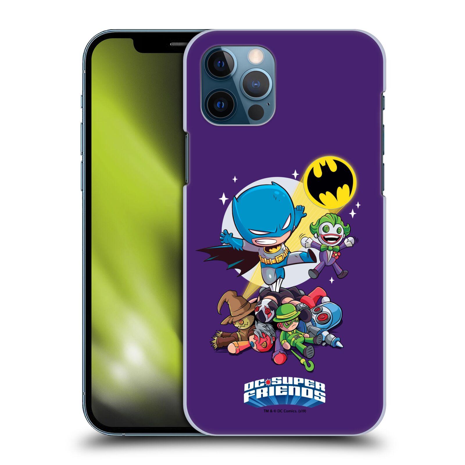 Zadní obal pro mobil Apple iPhone 12 / iPhone 12 Pro - HEAD CASE - DC Super Friends - Batman