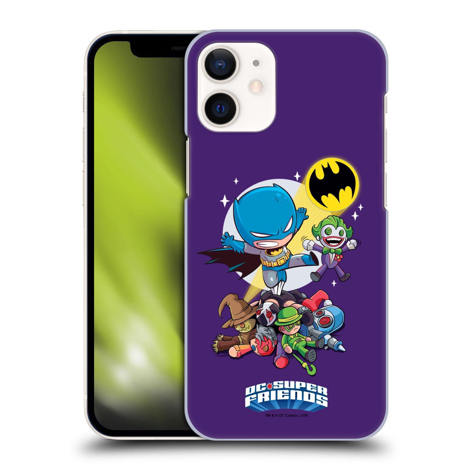 Zadní obal pro mobil Apple iPhone 12 MINI - HEAD CASE - DC Super Friends - Batman