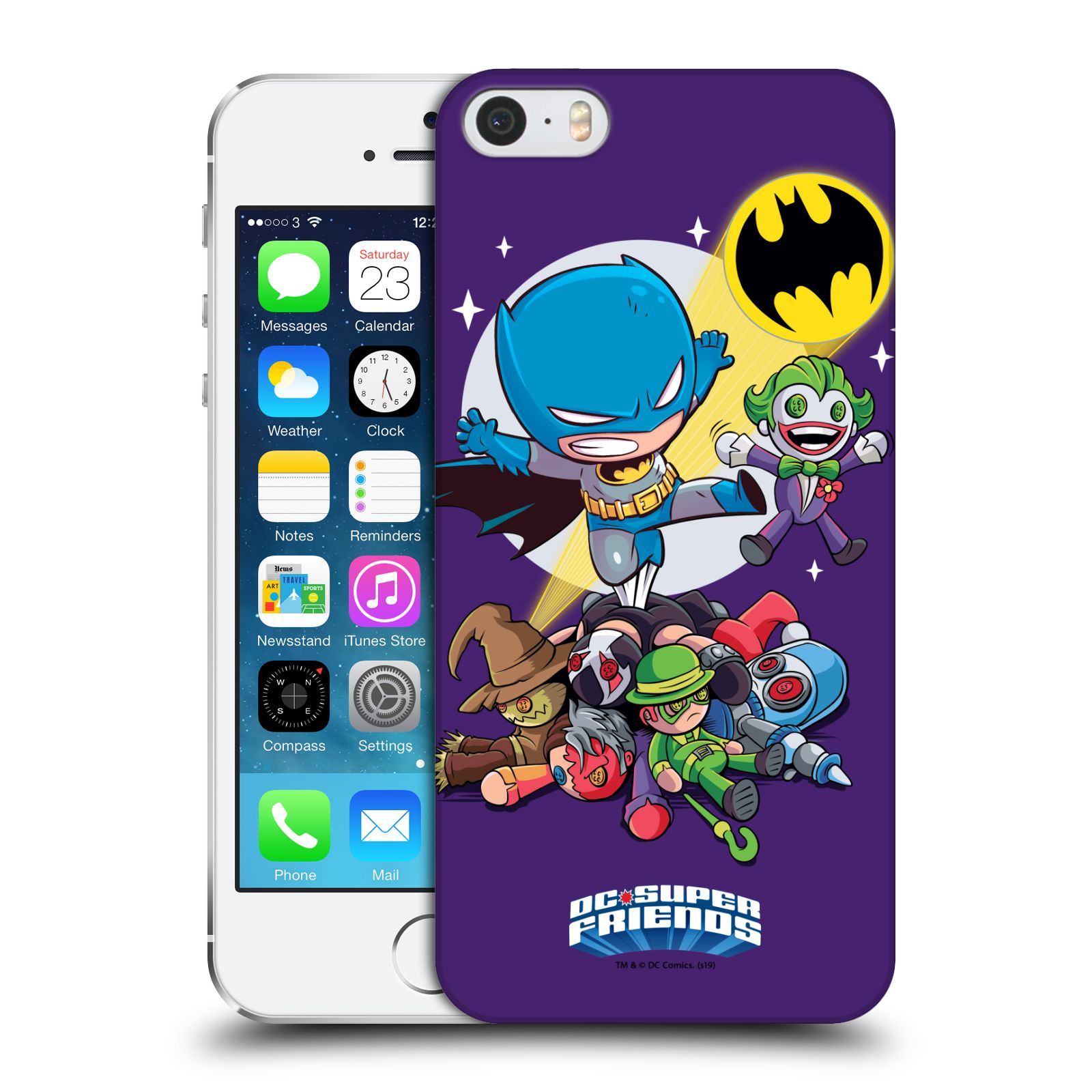 Zadní obal pro mobil Apple Iphone 5/5S/SE 2015 - HEAD CASE - DC Super Friends - Batman