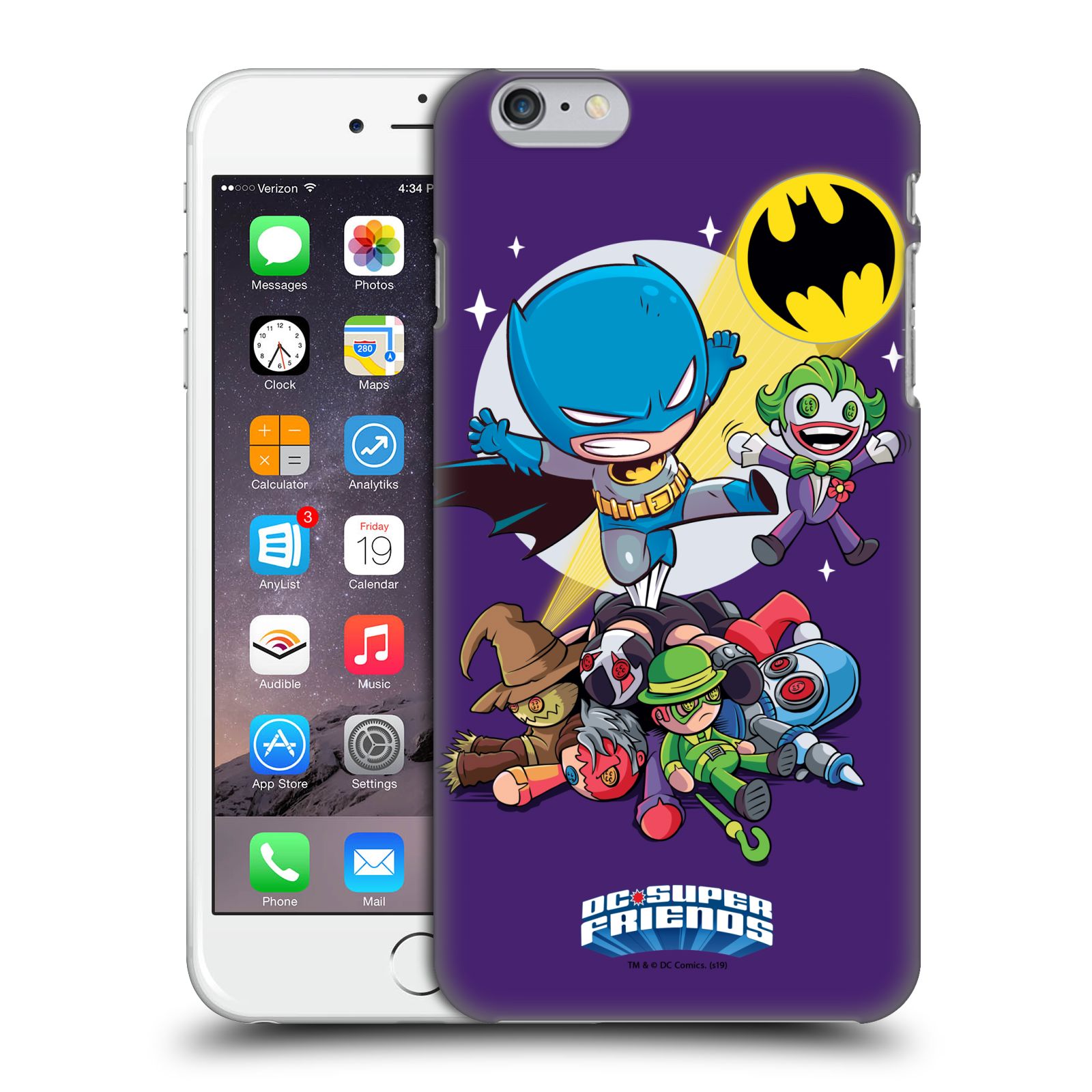 Zadní obal pro mobil Apple Iphone 6 PLUS / 6S PLUS - HEAD CASE - DC Super Friends - Batman