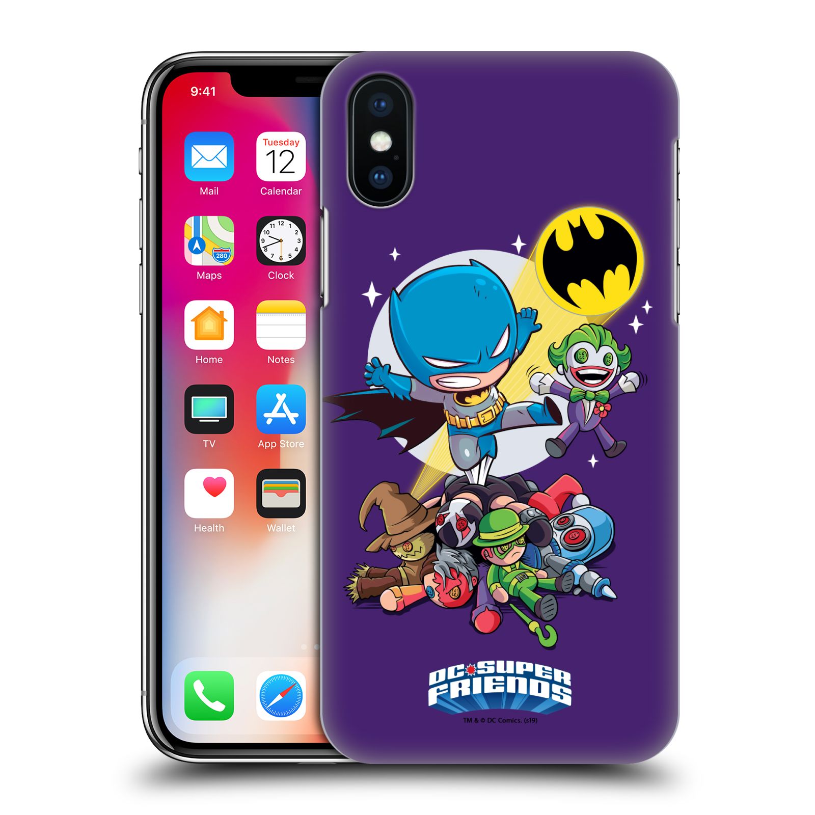 Zadní obal pro mobil Apple Iphone X / XS - HEAD CASE - DC Super Friends - Batman