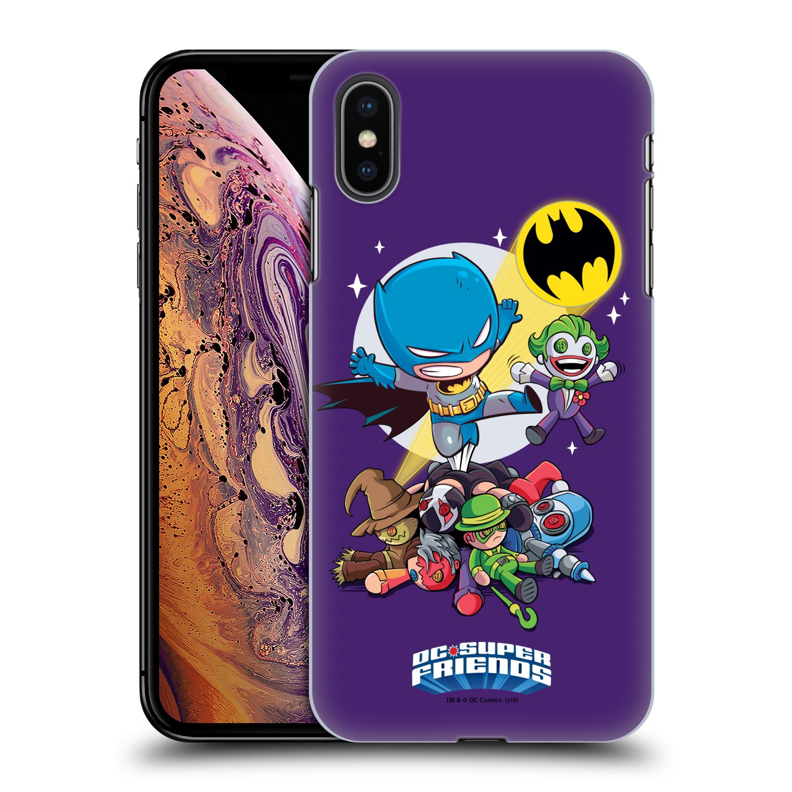 Zadní obal pro mobil Apple Iphone XS MAX - HEAD CASE - DC Super Friends - Batman