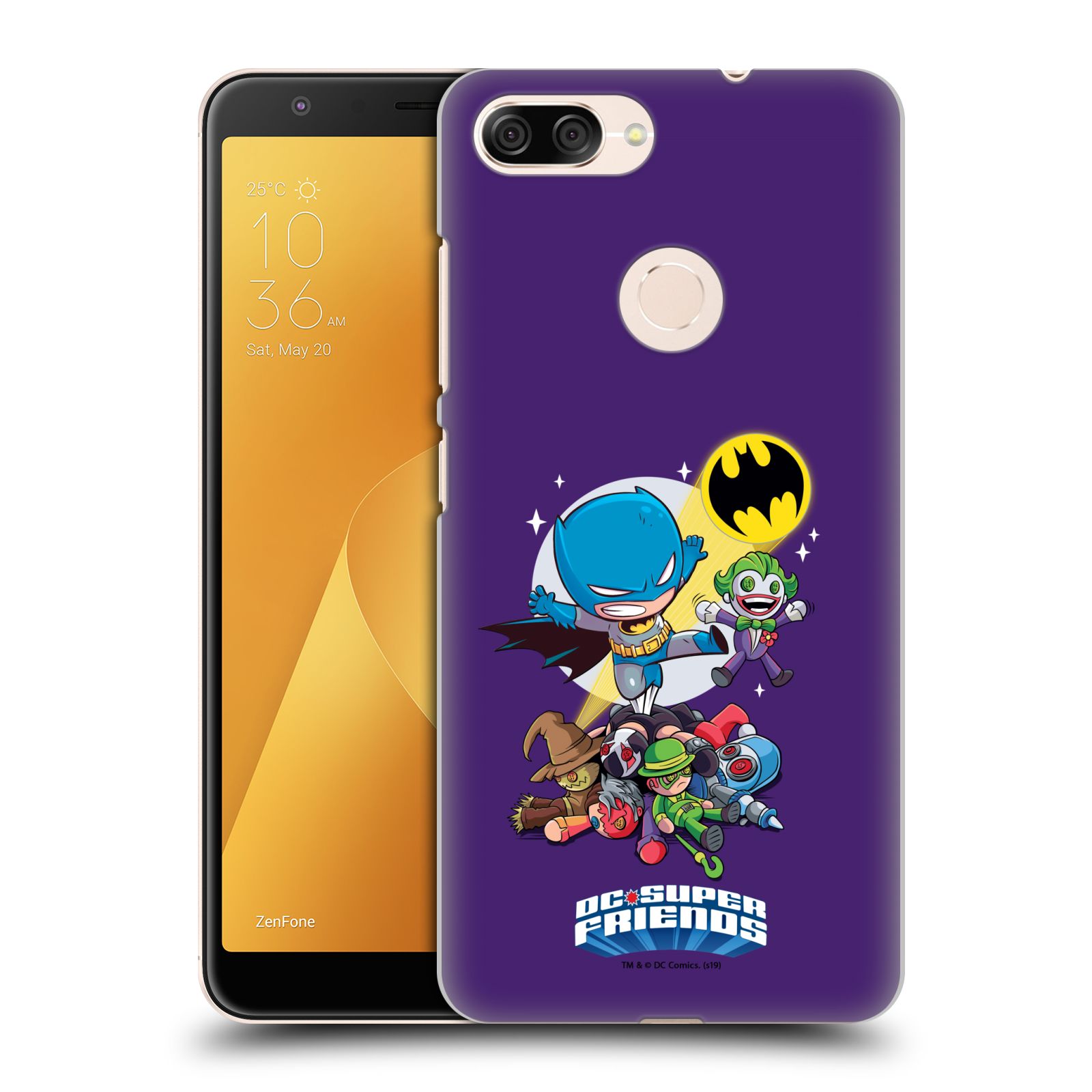 Zadní obal pro mobil Asus Zenfone Max Plus (M1) - HEAD CASE - DC Super Friends - Batman