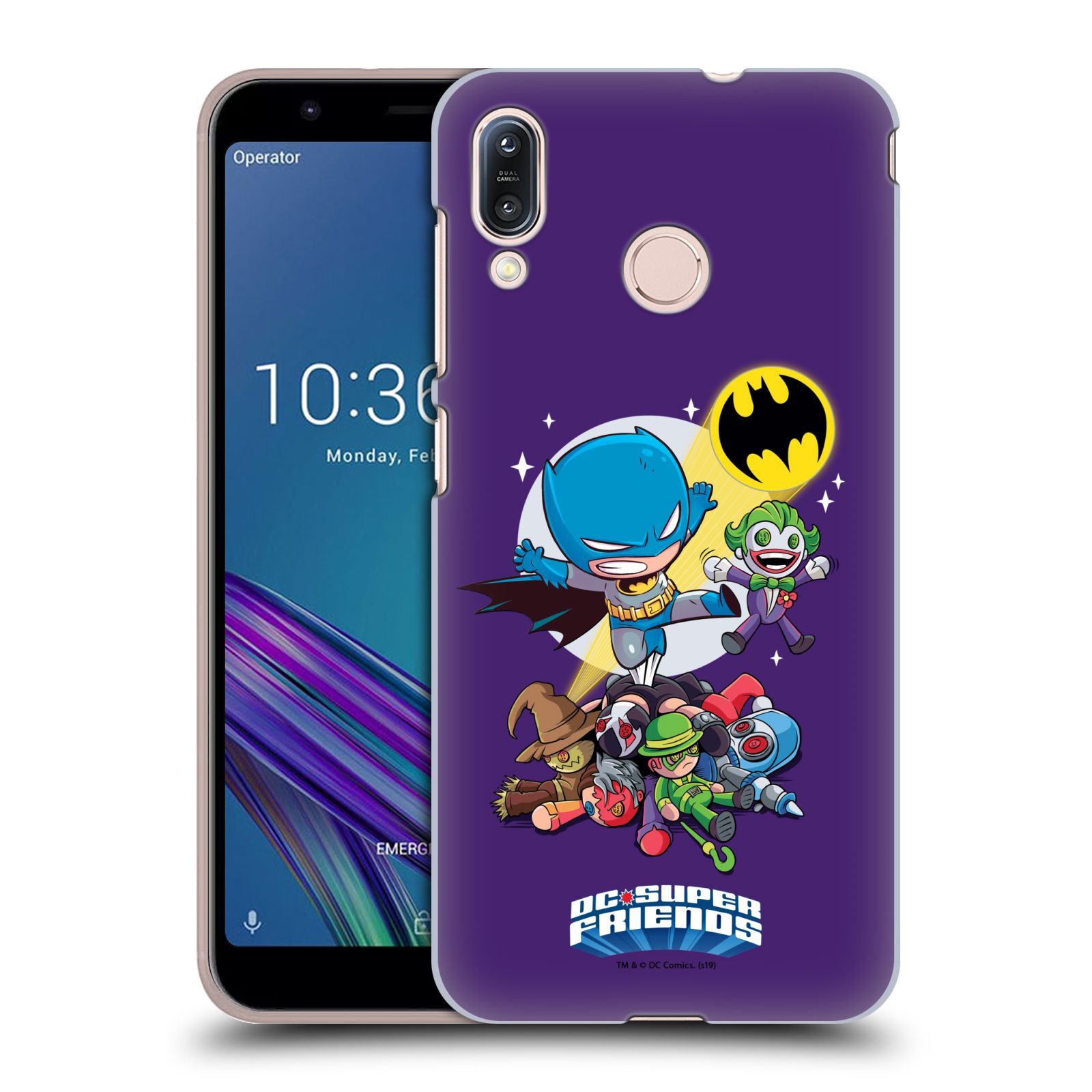 Zadní obal pro mobil Asus Zenfone Max (M1) ZB555KL - HEAD CASE - DC Super Friends - Batman