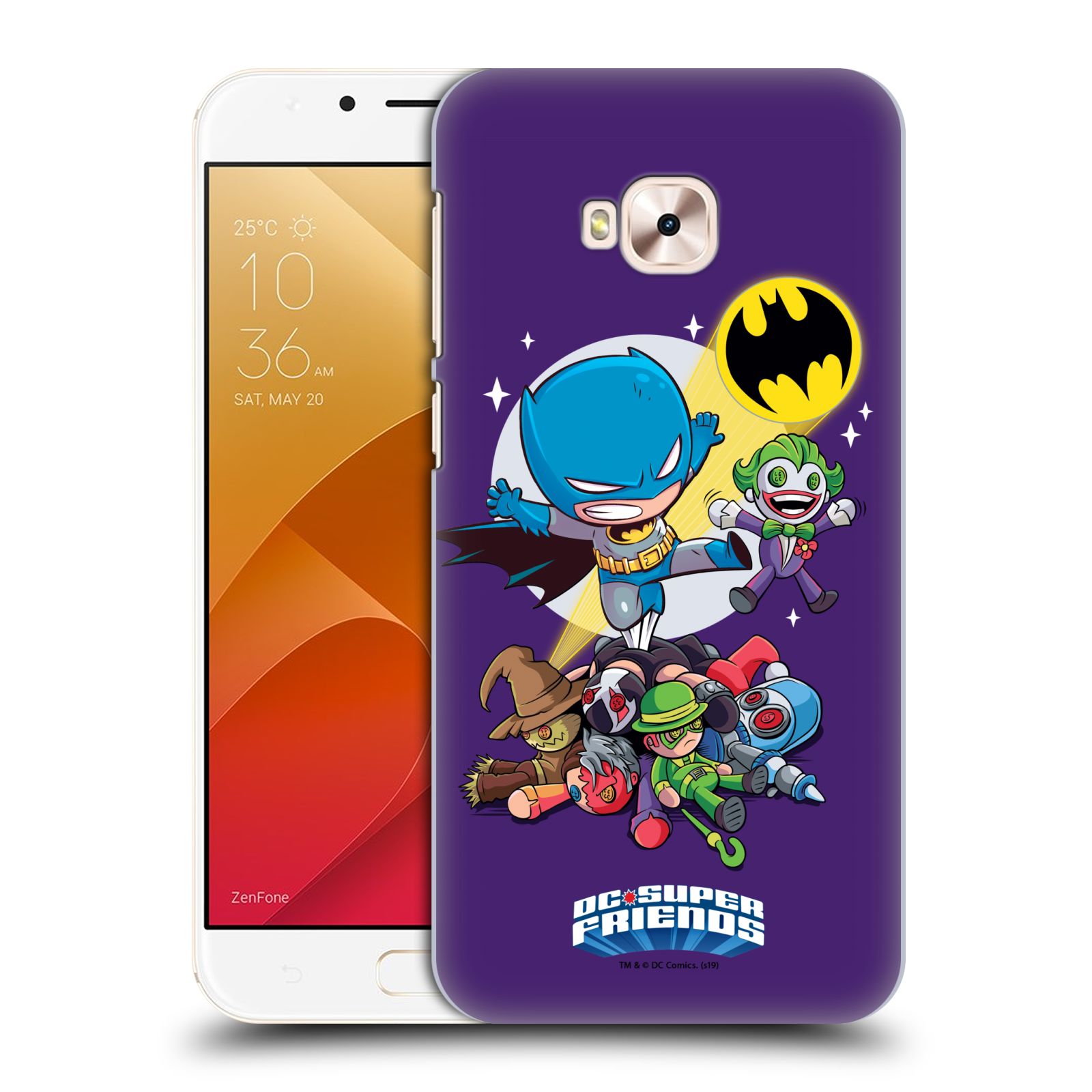 Zadní obal pro mobil Asus Zenfone 4 Selfie Pro ZD552KL - HEAD CASE - DC Super Friends - Batman