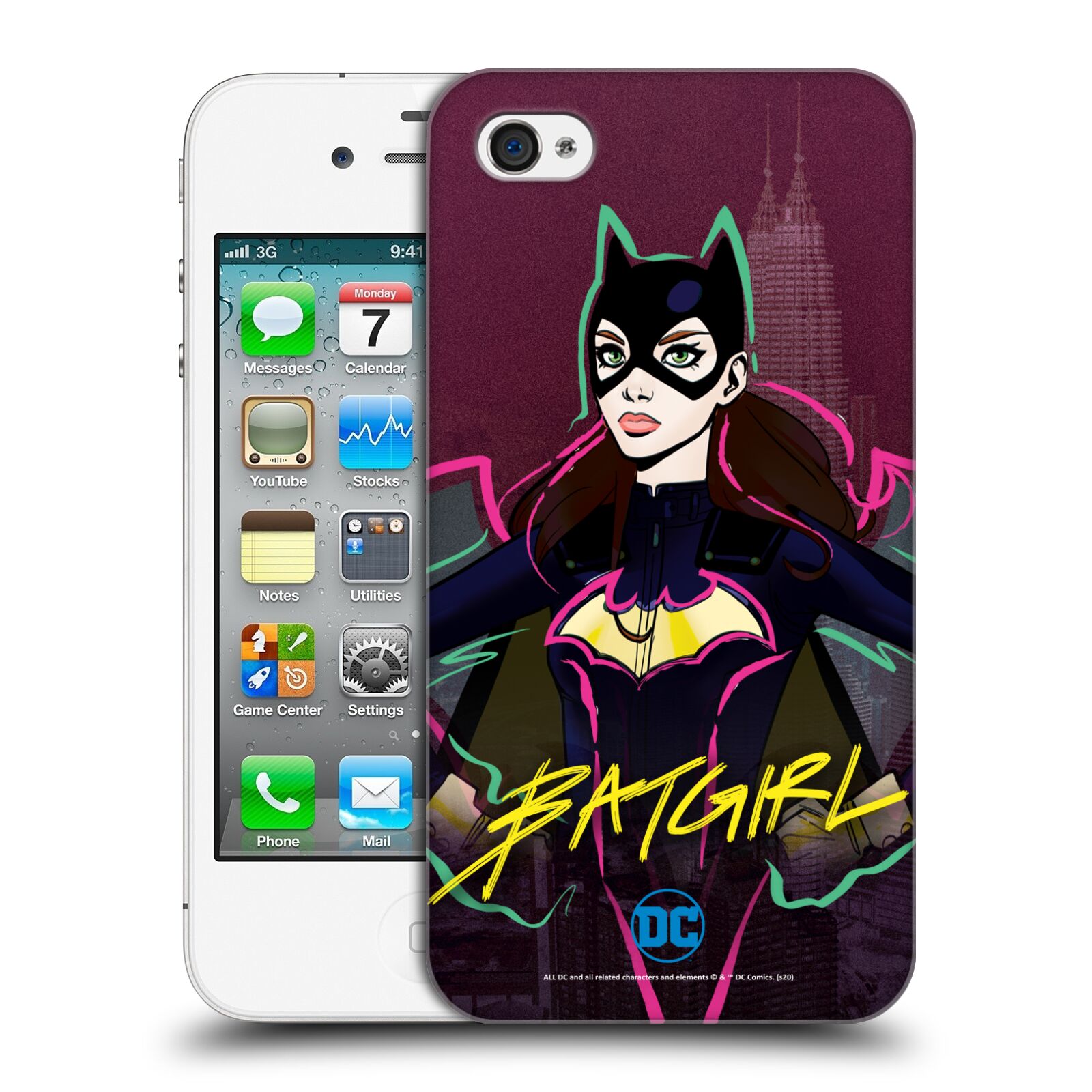 Zadní obal pro mobil Apple Iphone 4/4S - HEAD CASE - DC Women Core  - Batgirl
