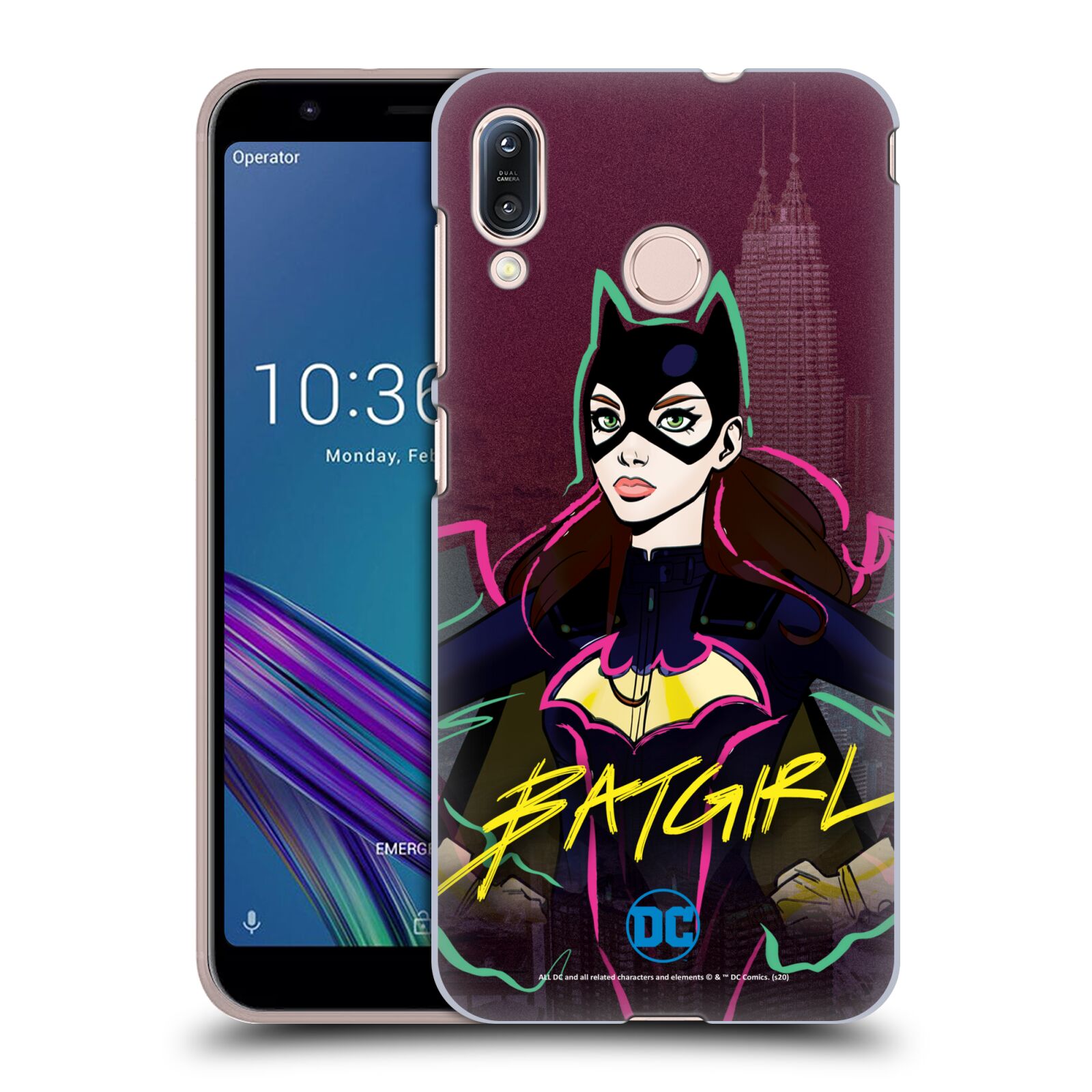 Zadní obal pro mobil Asus Zenfone Max (M1) ZB555KL - HEAD CASE - DC Women Core  - Batgirl