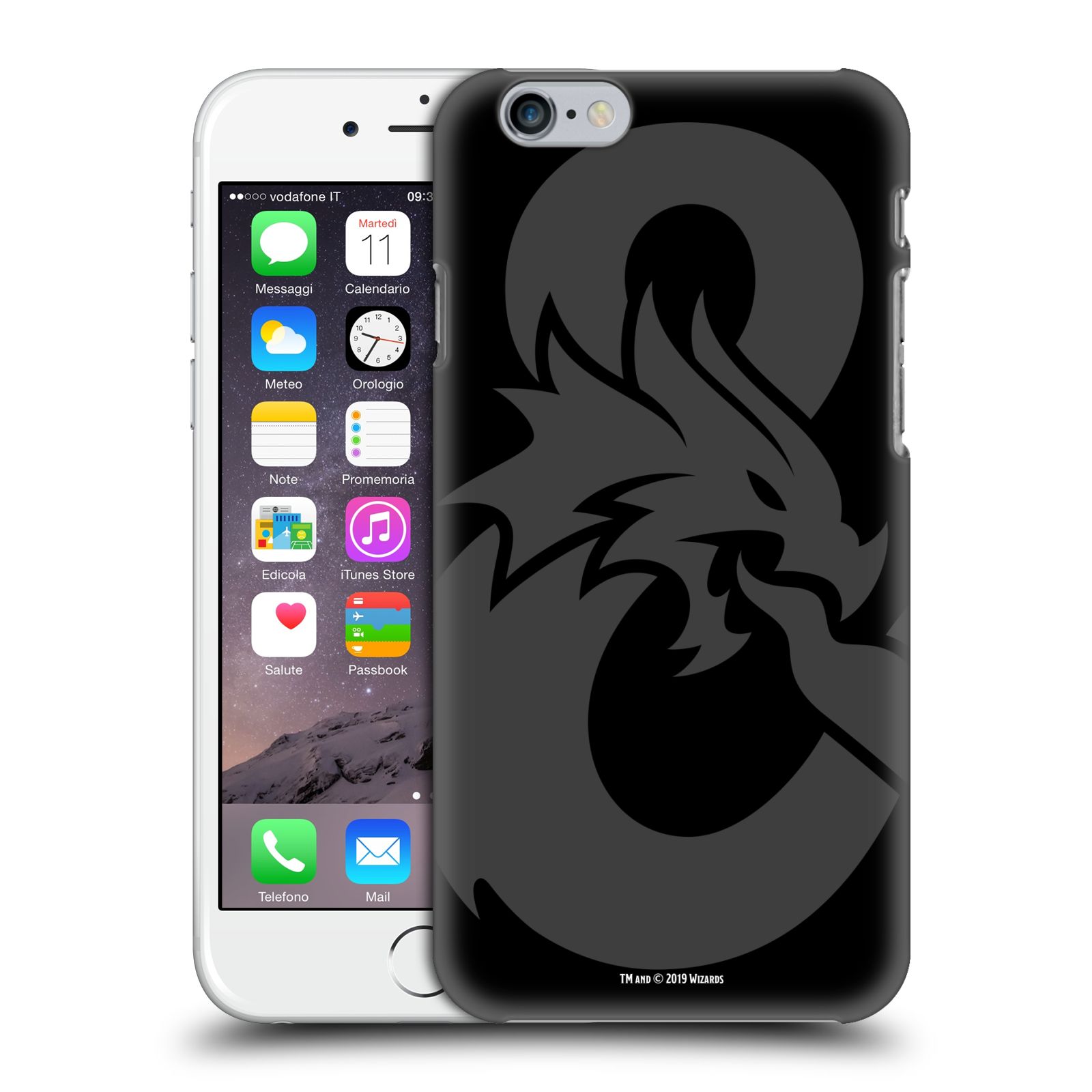 Zadní obal pro mobil Apple Iphone 6/6S - HEAD CASE - Fantasy - Dungeons and Dragons - Znak