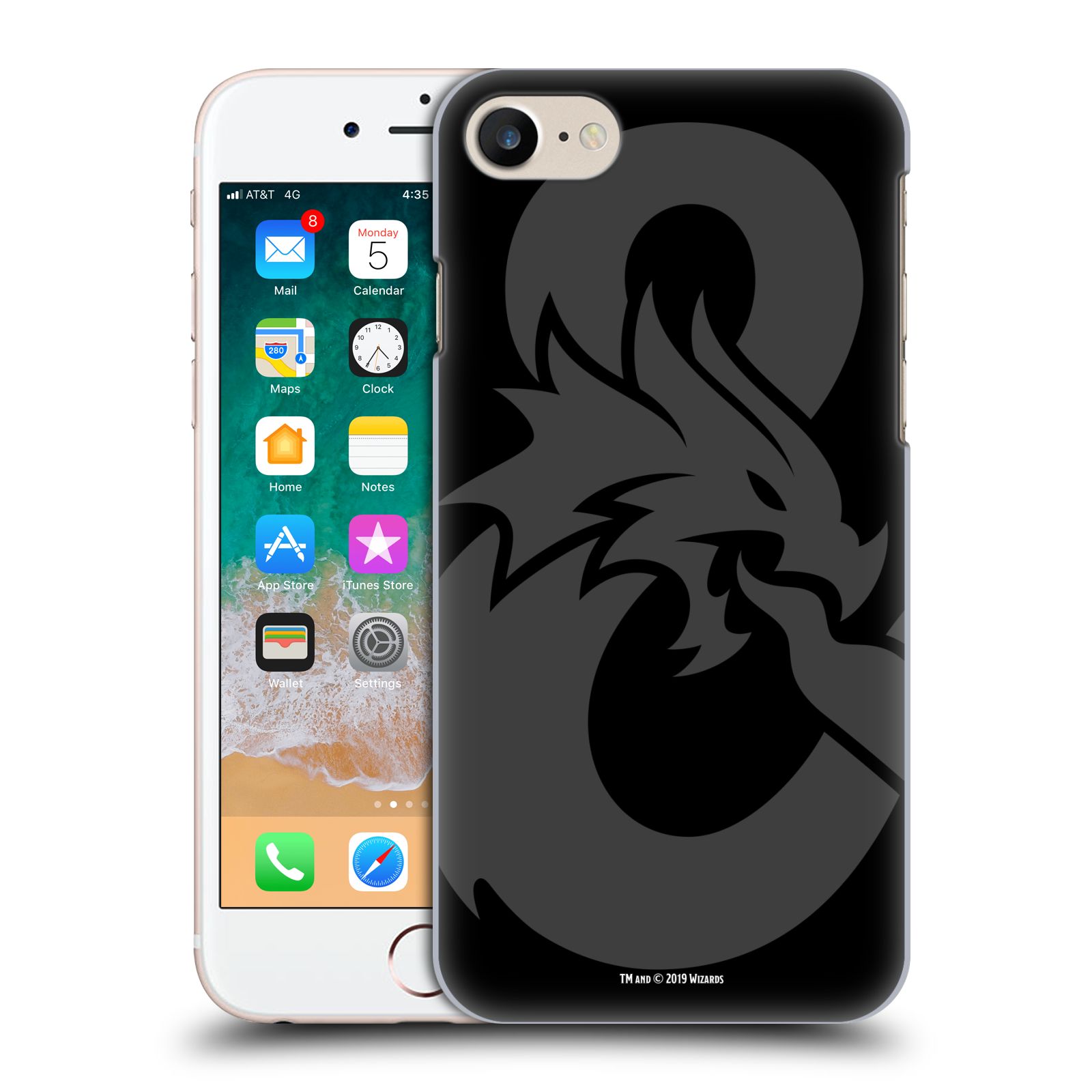 Zadní obal pro mobil Apple Iphone 7/8/SE2020 - HEAD CASE - Fantasy - Dungeons and Dragons - Znak