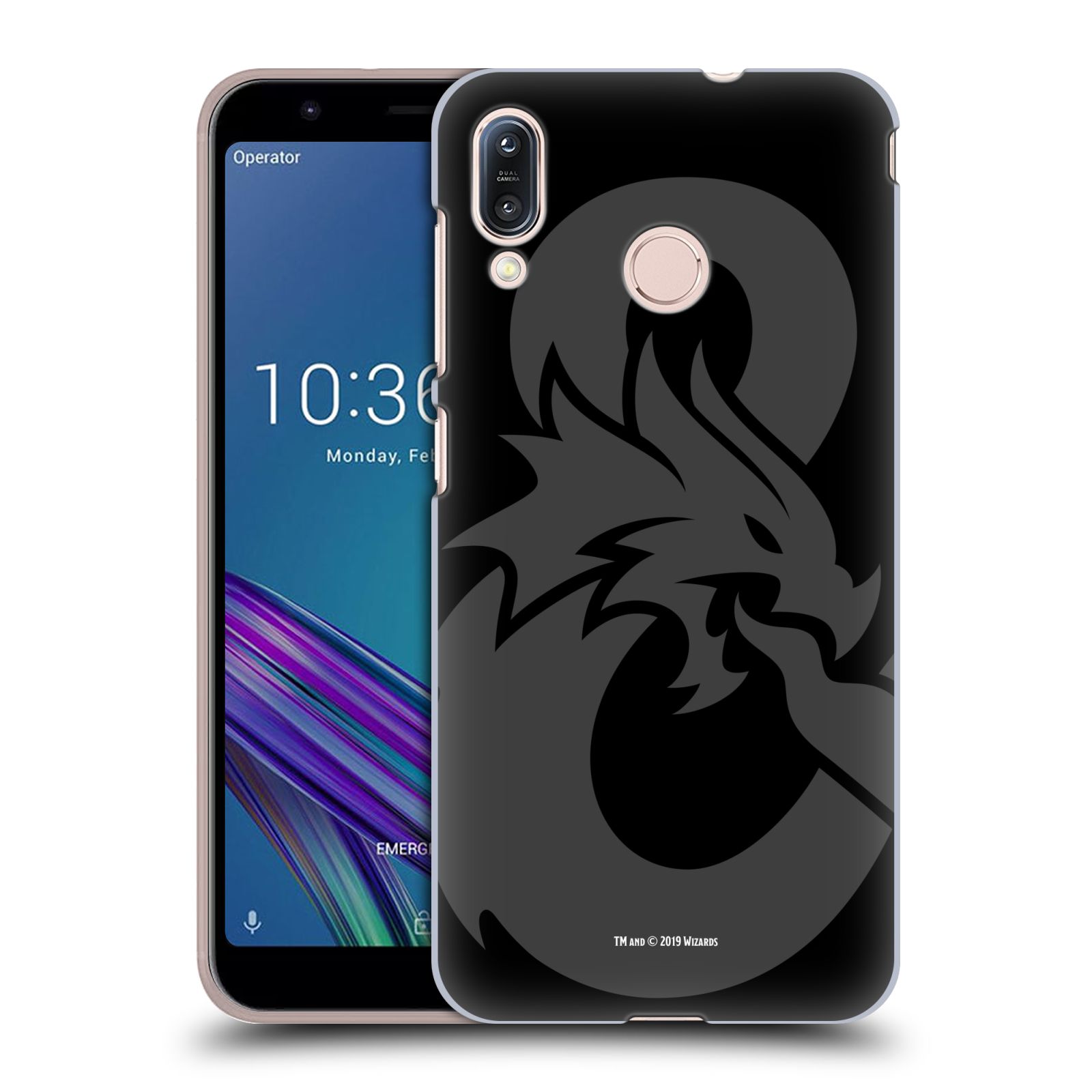 Zadní obal pro mobil Asus Zenfone Max (M1) ZB555KL - HEAD CASE - Fantasy - Dungeons and Dragons - Znak