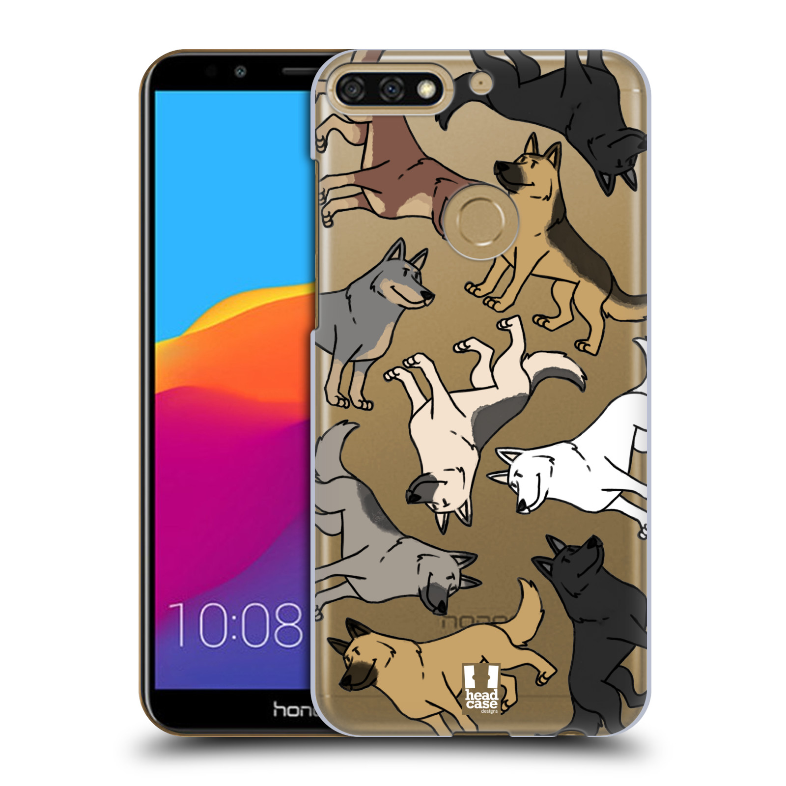 HEAD CASE plastový obal na mobil Honor 7c pejsek Německý Ovčák