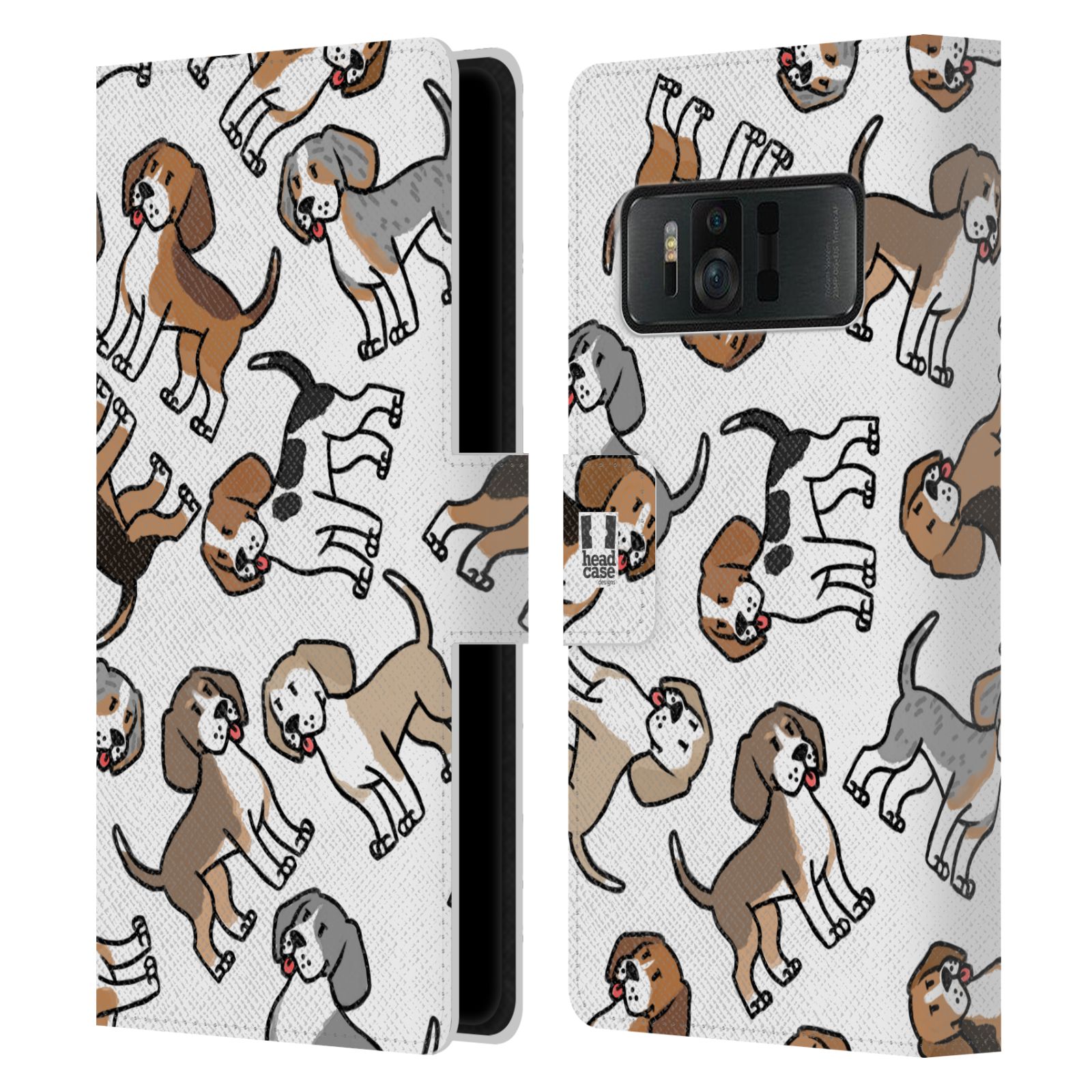 Pouzdro na mobil Asus Zenfone AR ZS571KL - Head Case - pejsek Bígl