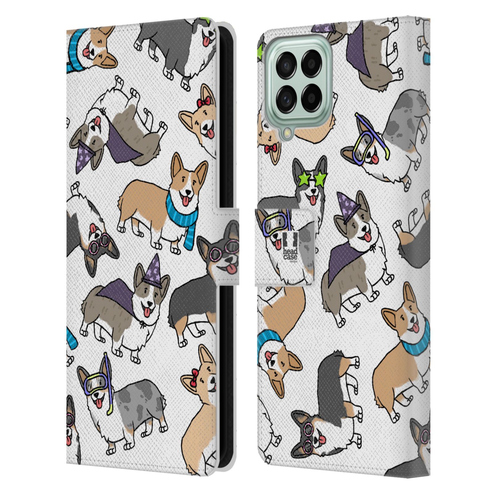 HEAD CASE Pouzdro pro mobil Samsung Galaxy M33 5G - kreslený pejsek Corgi