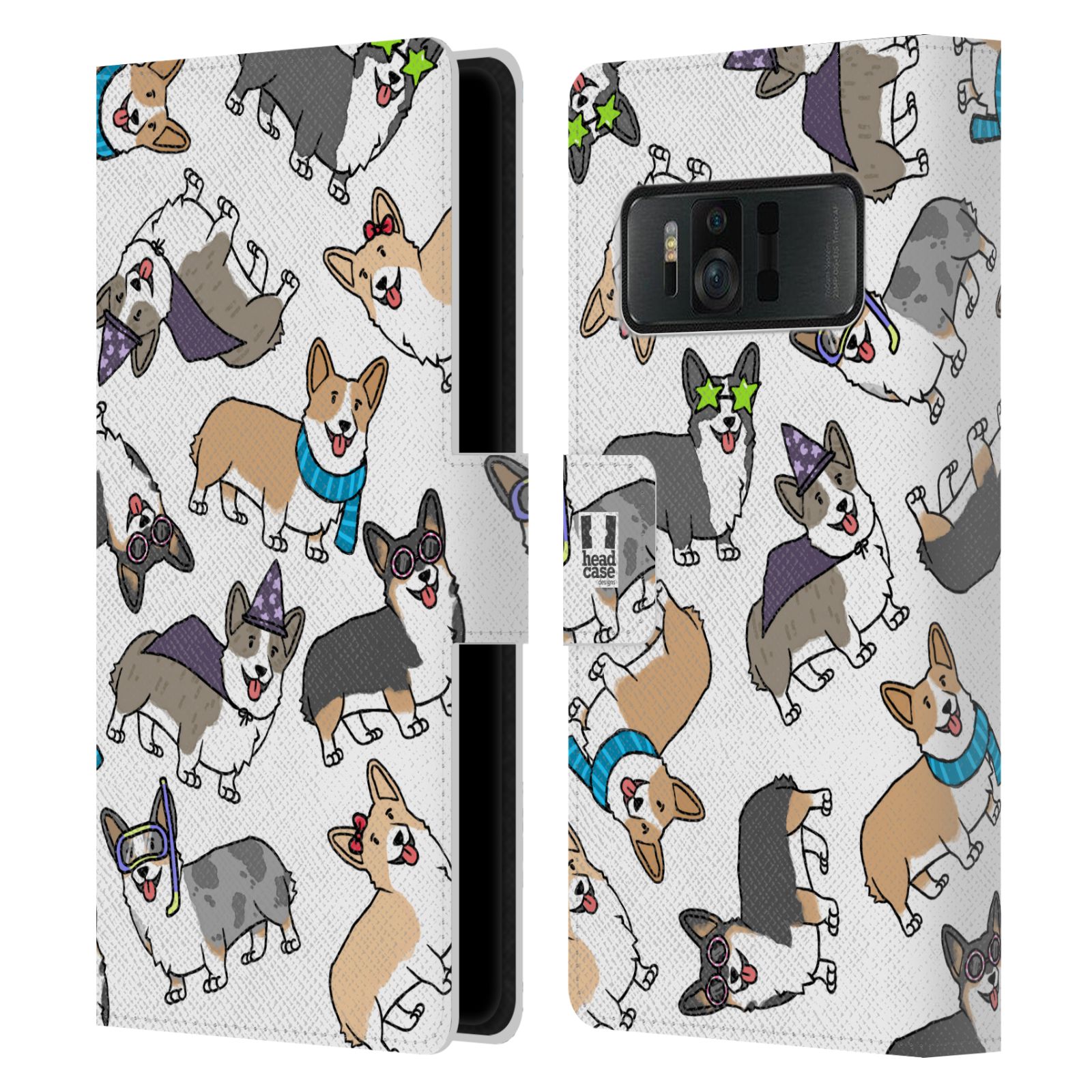 Pouzdro na mobil Asus Zenfone AR ZS571KL - Head Case - pejsek Corgi