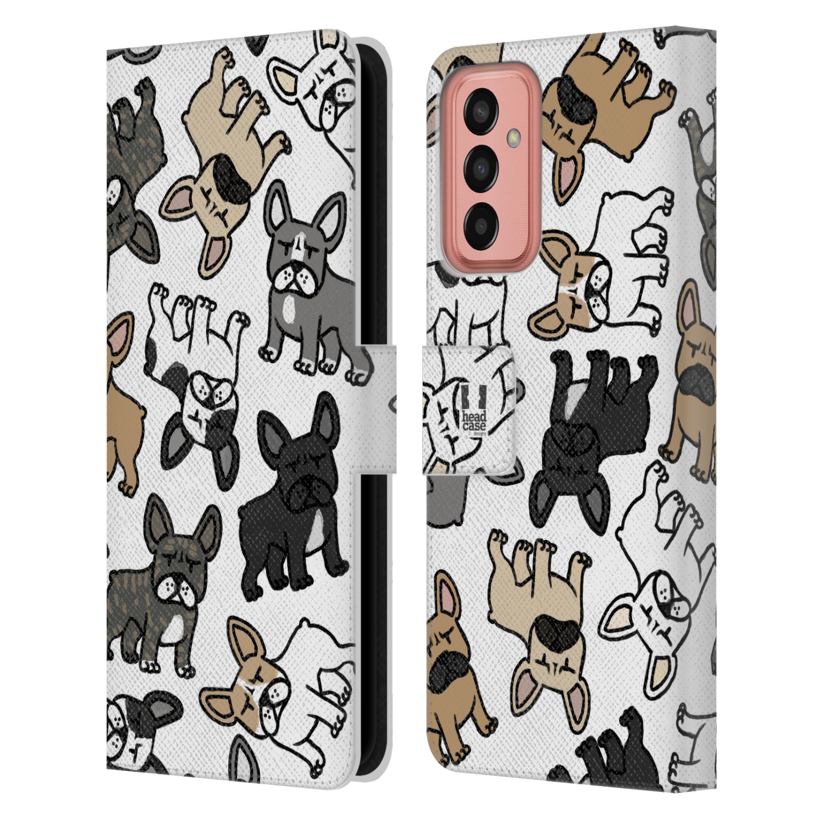 HEAD CASE Pouzdro pro mobil Samsung Galaxy M13 - kreslený pejsek Francouzský Buldoček