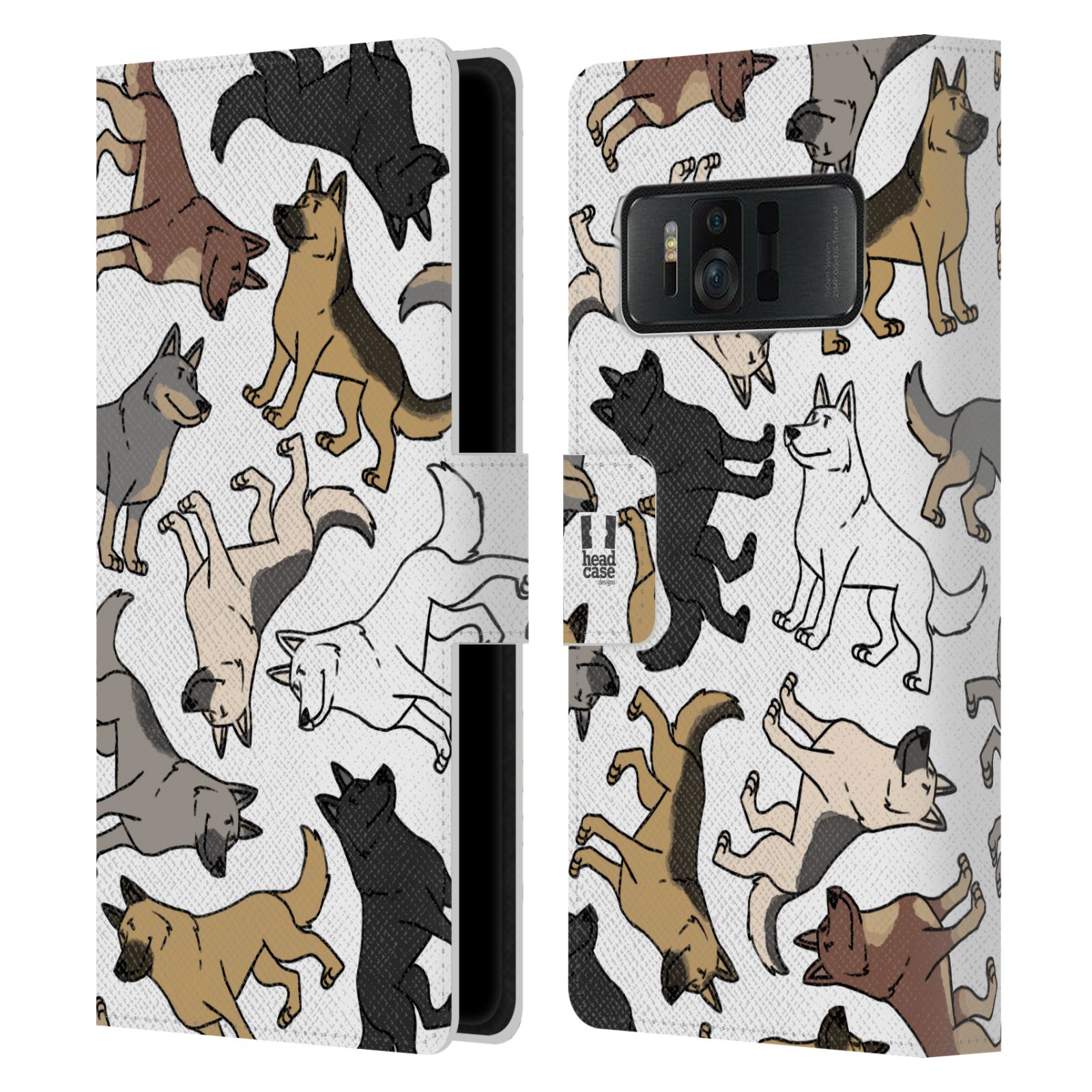 Pouzdro na mobil Asus Zenfone AR ZS571KL - Head Case - pejsek Německý ovčák