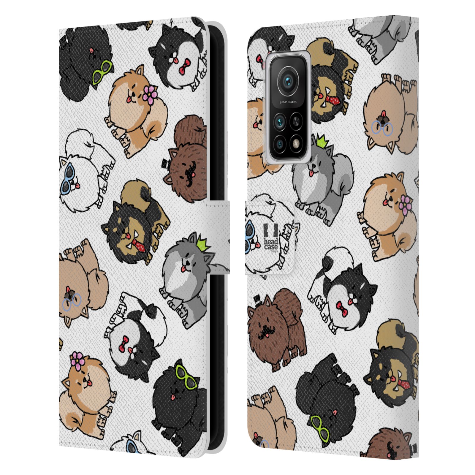 Pouzdro pro mobil Xiaomi Mi 10T / Mi 10T PRO - HEAD CASE - kreslený pejsek Pomeranian